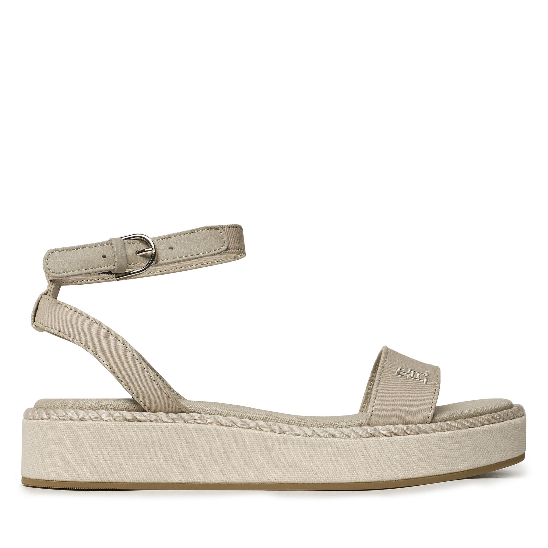 Tommy Hilfiger Сандали Rope Flatform FW0FW07019 Бежов - Pepit.bg