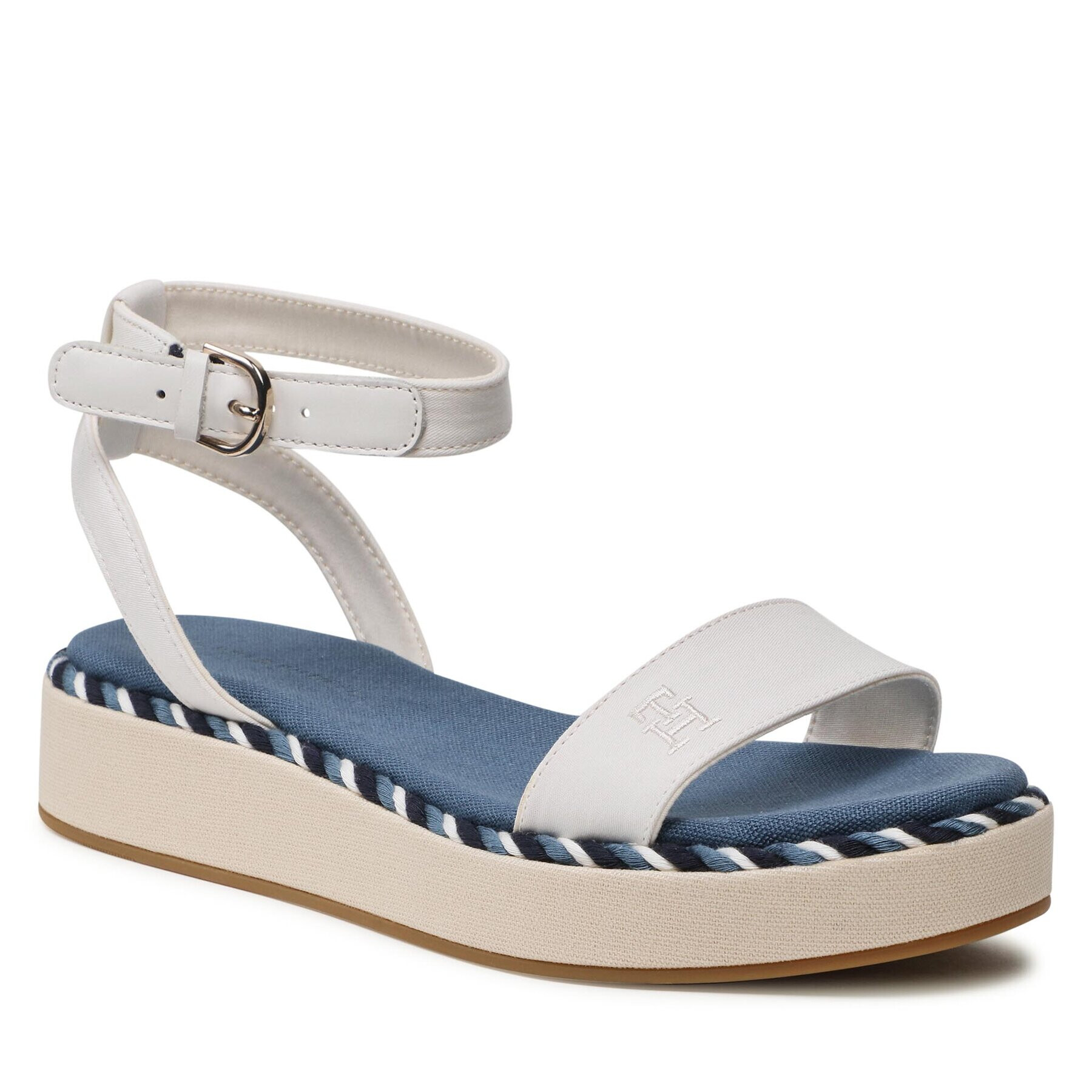 Tommy Hilfiger Сандали Rope Flatform FW0FW07019 Екрю - Pepit.bg