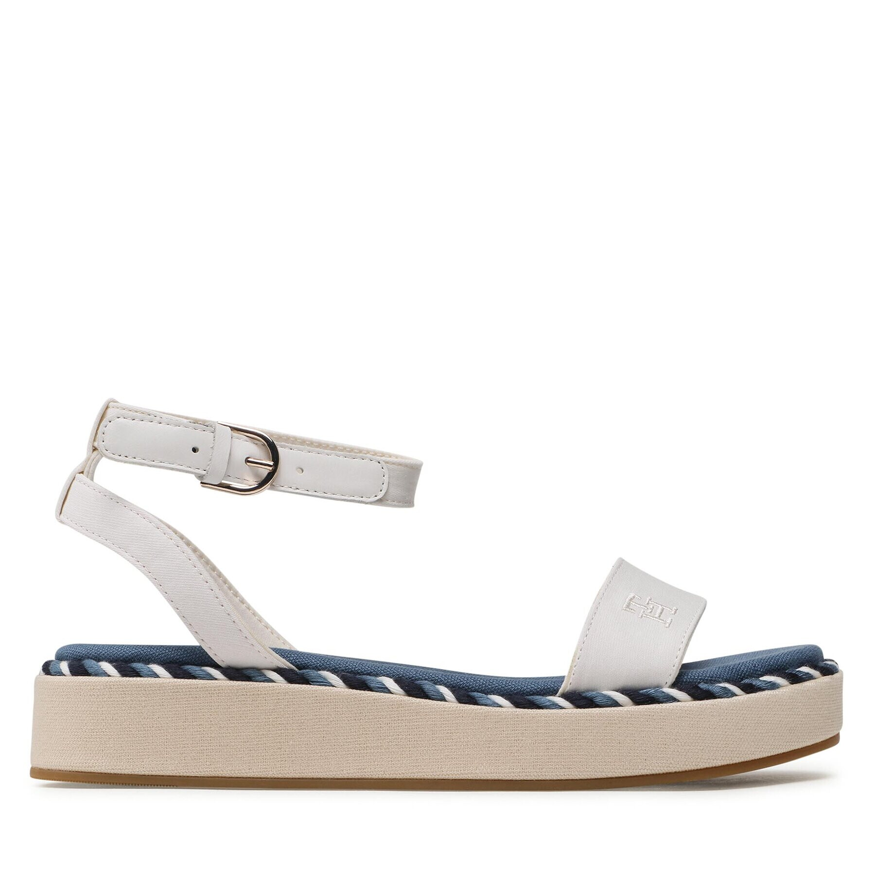 Tommy Hilfiger Сандали Rope Flatform FW0FW07019 Екрю - Pepit.bg