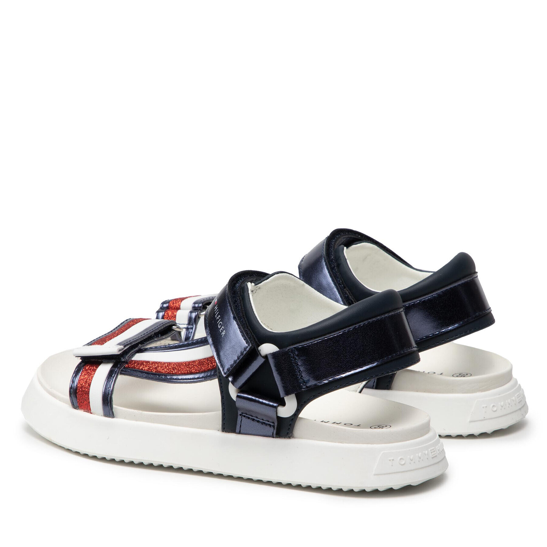 Tommy Hilfiger Сандали T3A2-32179-0569 S Тъмносин - Pepit.bg
