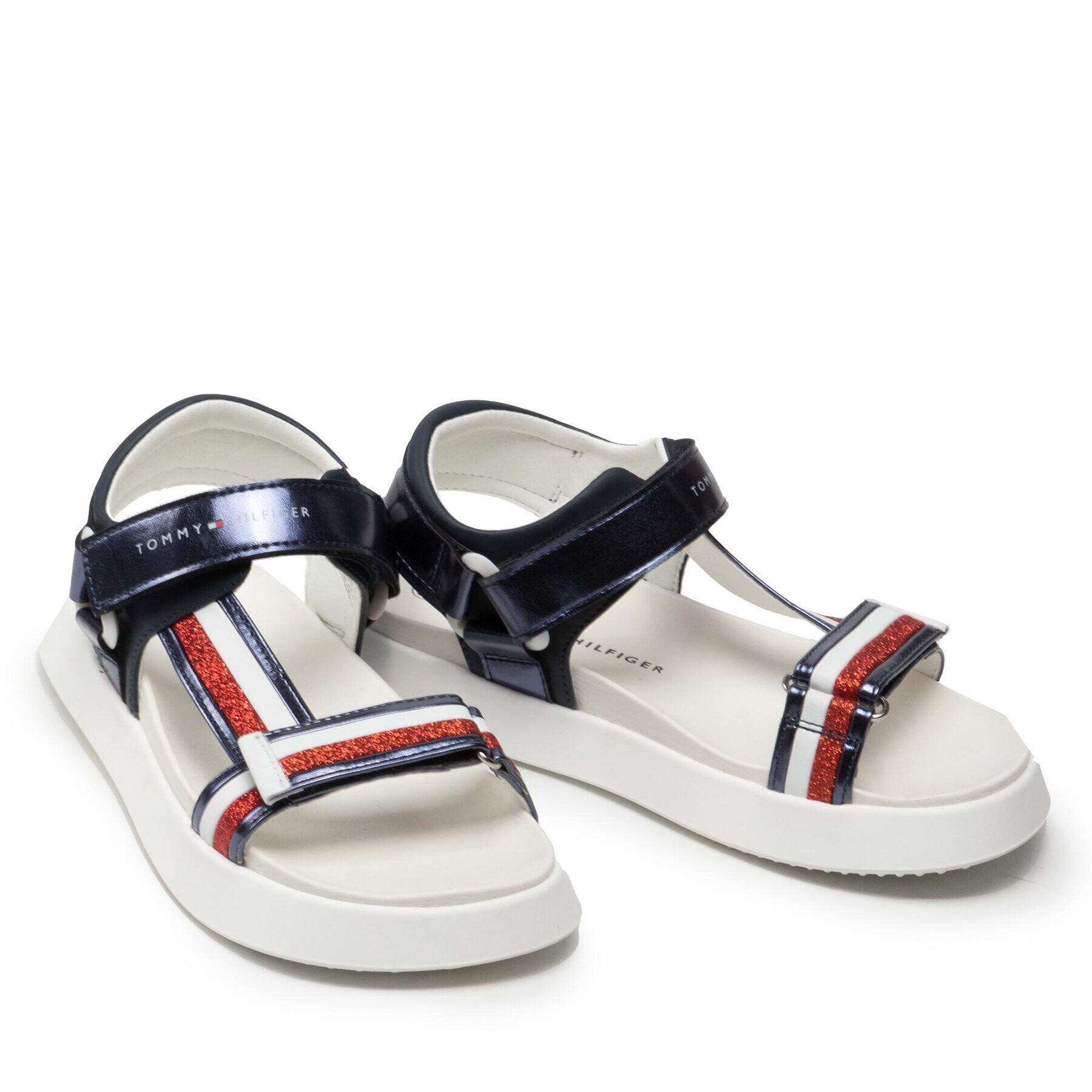 Tommy Hilfiger Сандали T3A2-32179-0569 S Тъмносин - Pepit.bg