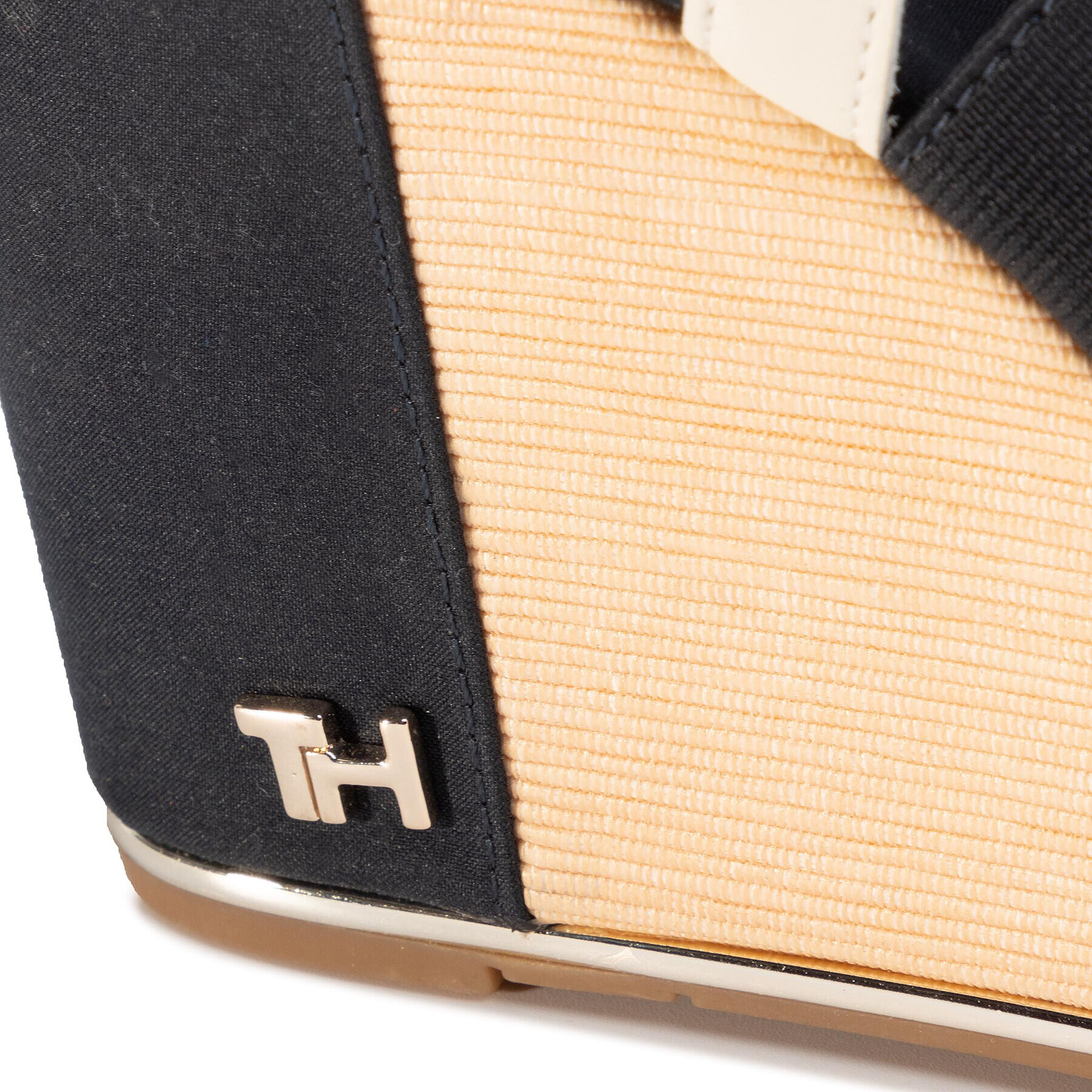 Tommy Hilfiger Сандали Th Basic Hardware High Wedge FW0FW04946 Тъмносин - Pepit.bg