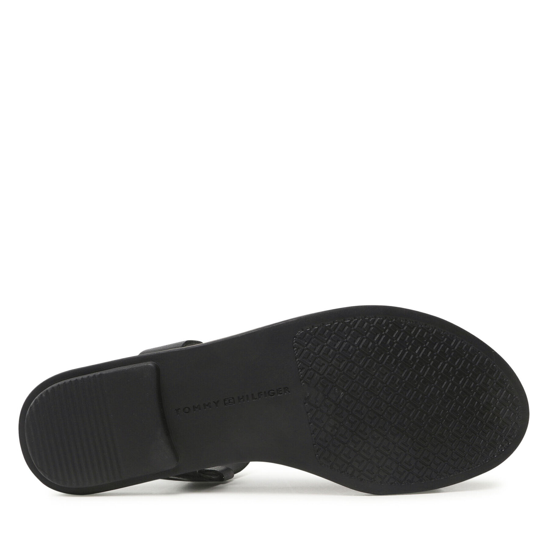 Tommy Hilfiger Сандали Th Flat Sandal FW0FW07068 Черен - Pepit.bg