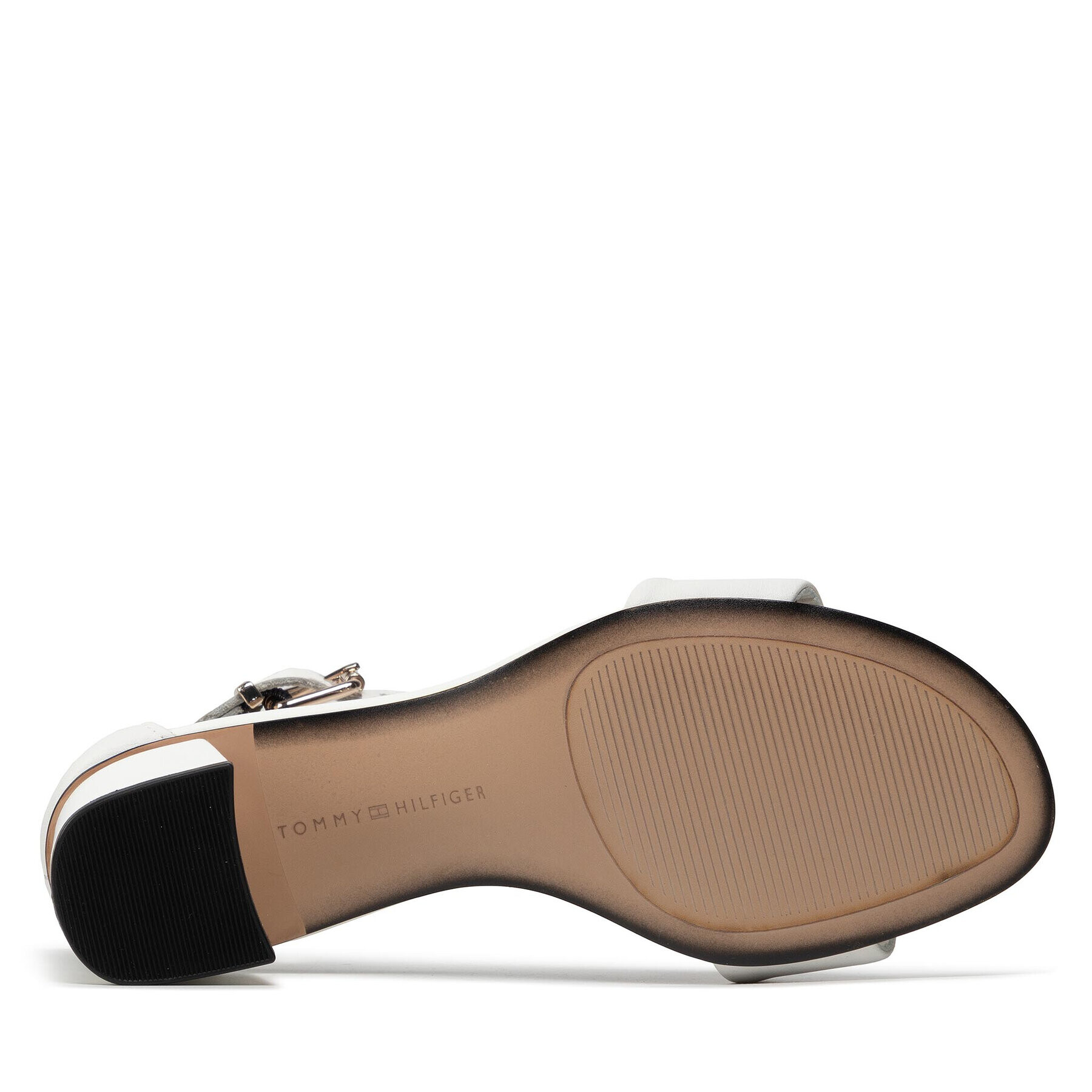 Tommy Hilfiger Сандали Th Hardware Mid Heel Sandal FW0FW06300 Бял - Pepit.bg