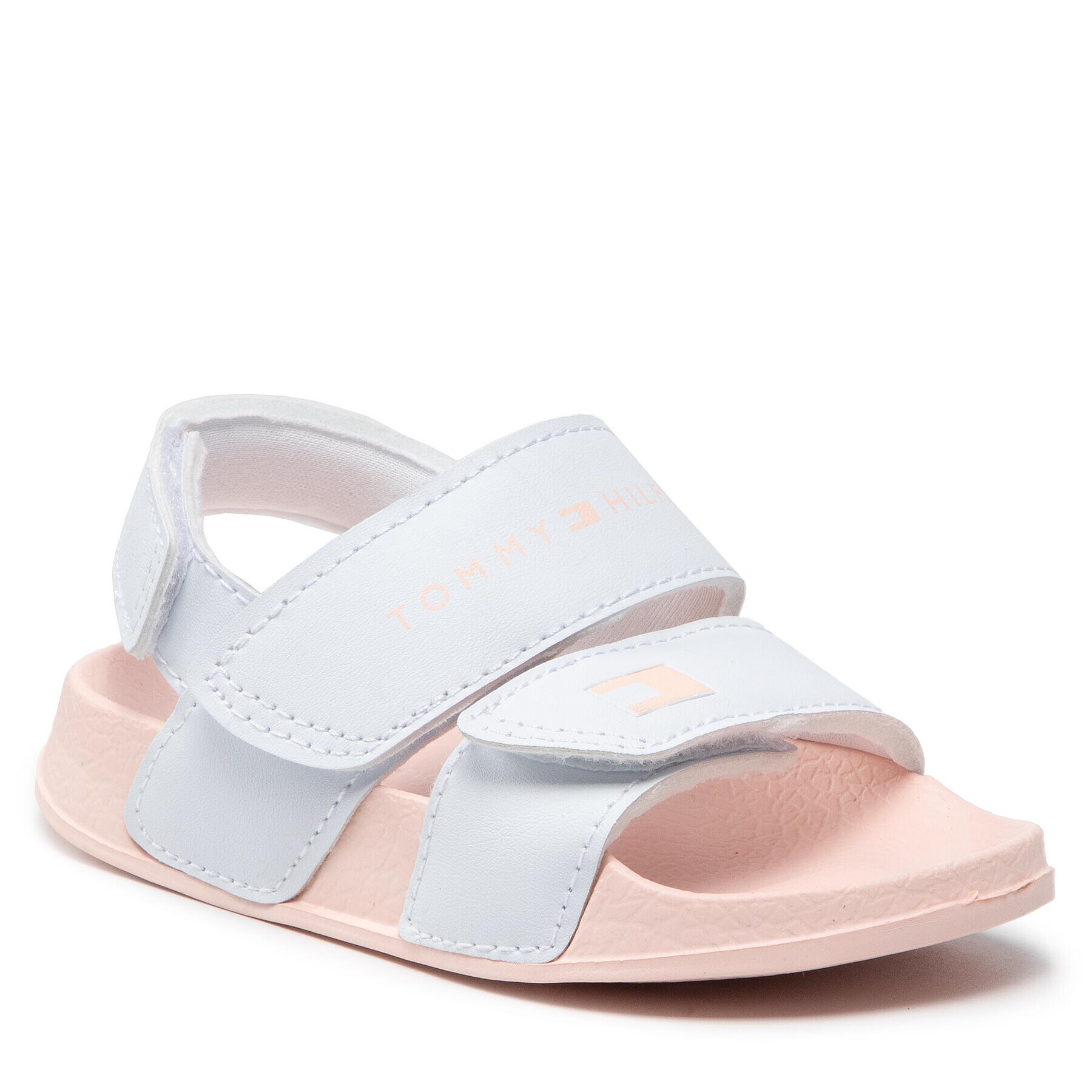 Tommy Hilfiger Сандали Velco Sandal T1A2-32193-0193 Бял - Pepit.bg