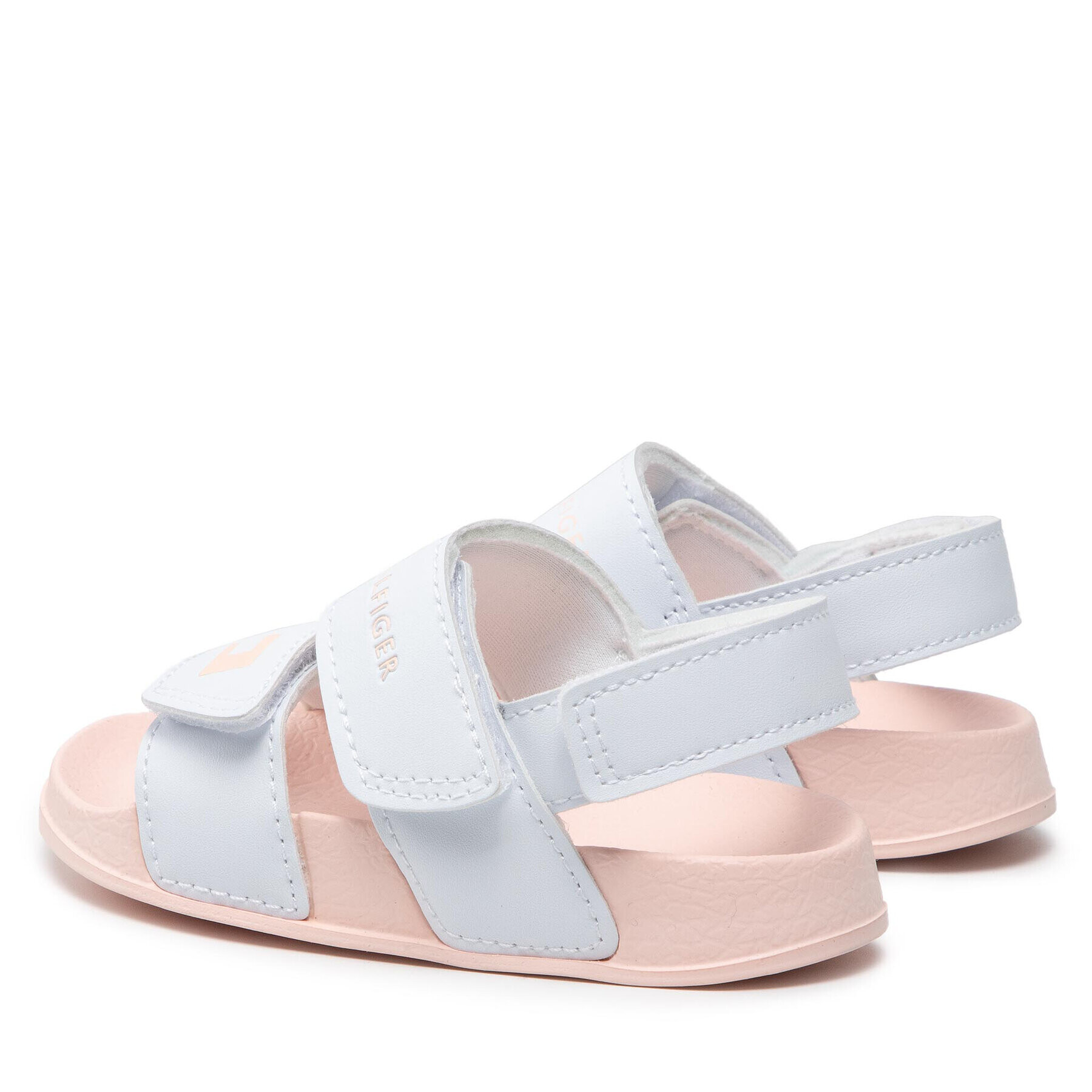 Tommy Hilfiger Сандали Velco Sandal T1A2-32193-0193 Бял - Pepit.bg