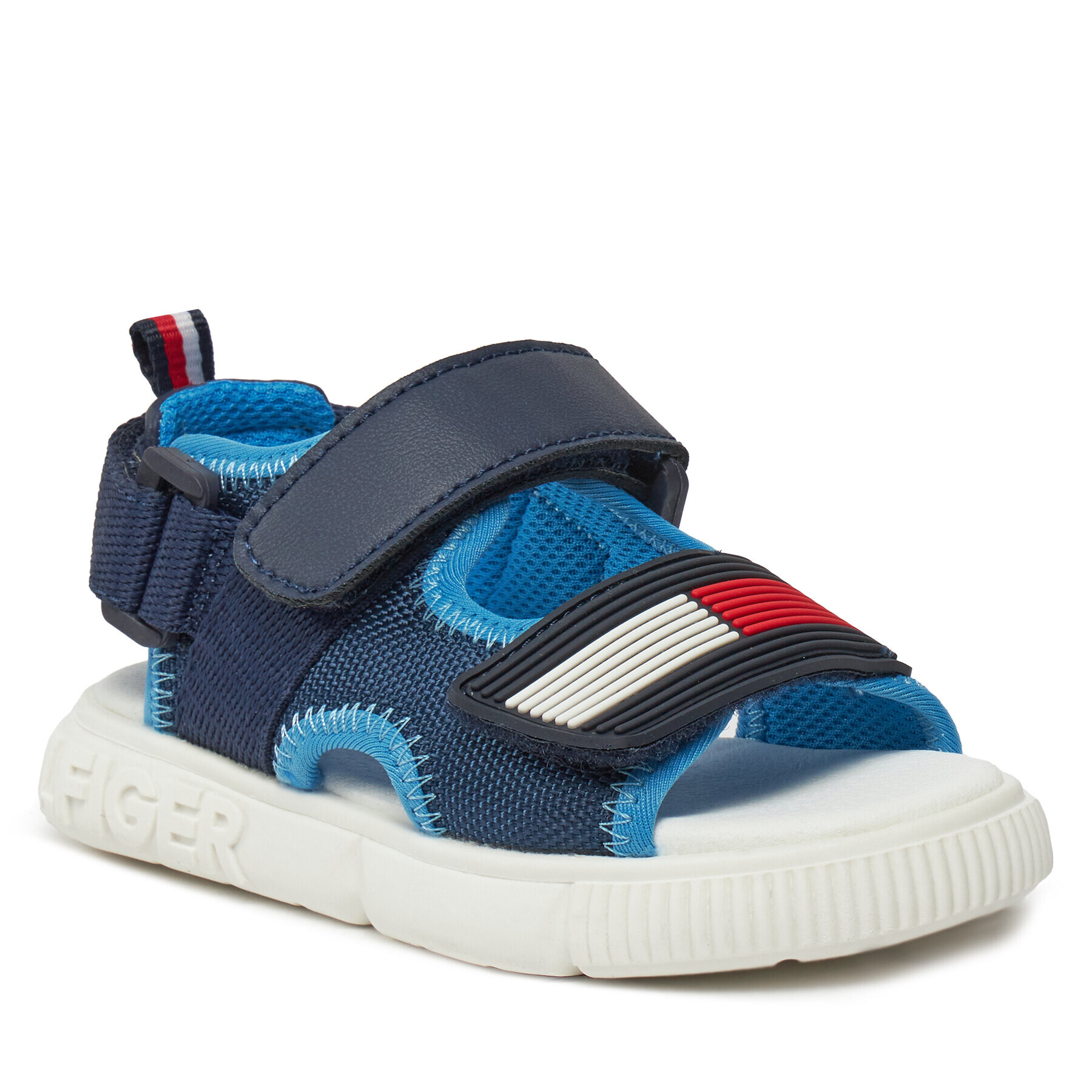 Tommy Hilfiger Сандали Velcro Sandal Blue T1B2-33420-1591 S Тъмносин - Pepit.bg