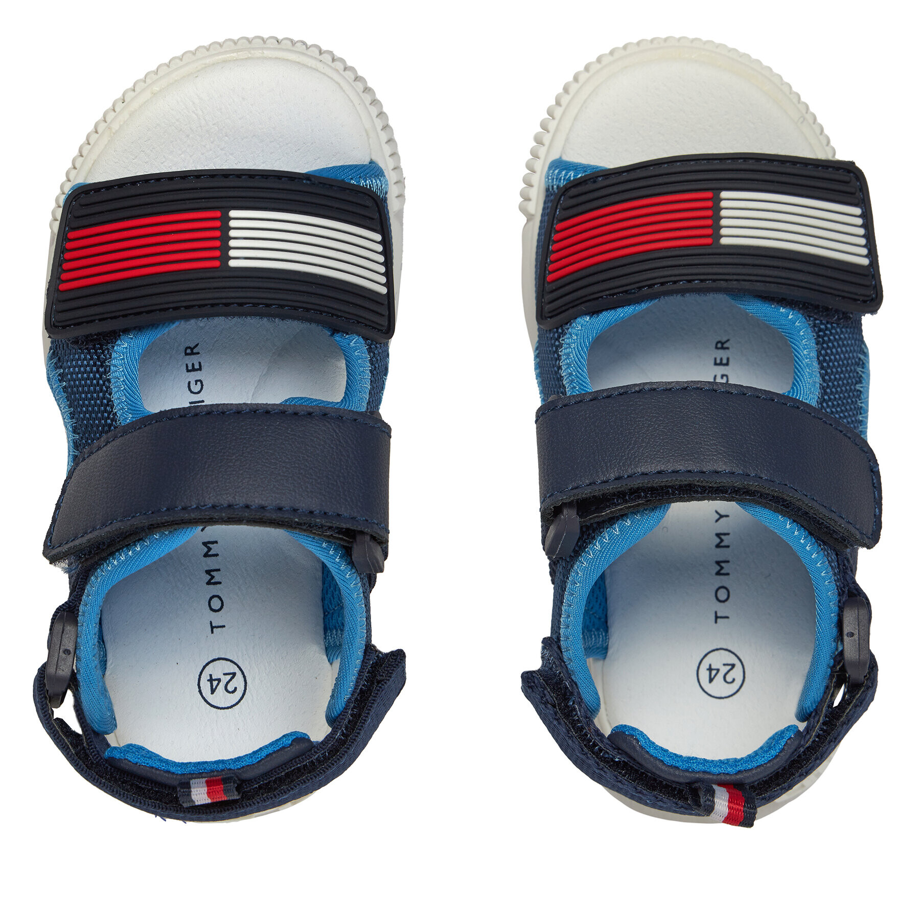 Tommy Hilfiger Сандали Velcro Sandal Blue T1B2-33420-1591 S Тъмносин - Pepit.bg