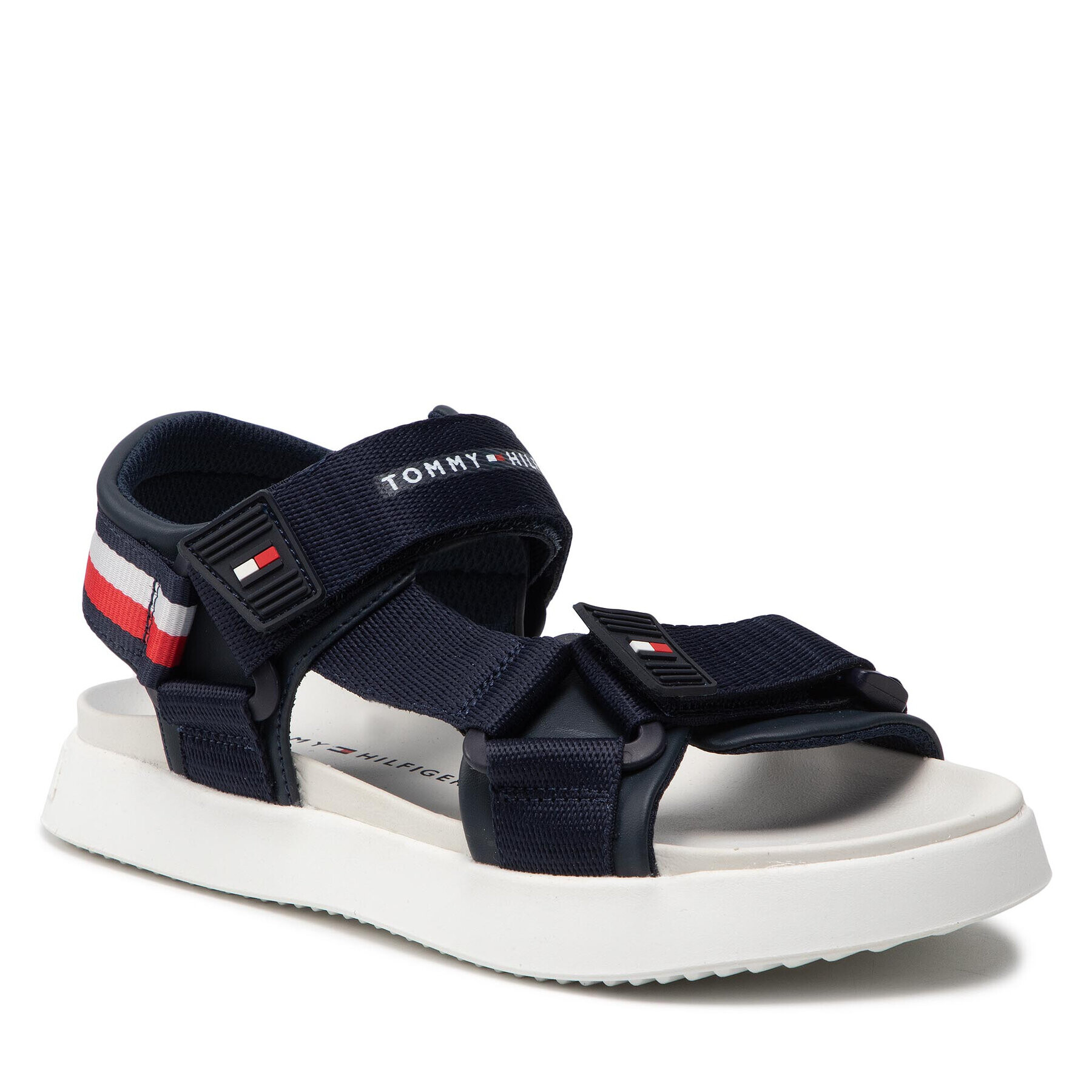 Tommy Hilfiger Сандали Velcro Sandal Blue T3B2-32256-0208 S Тъмносин - Pepit.bg