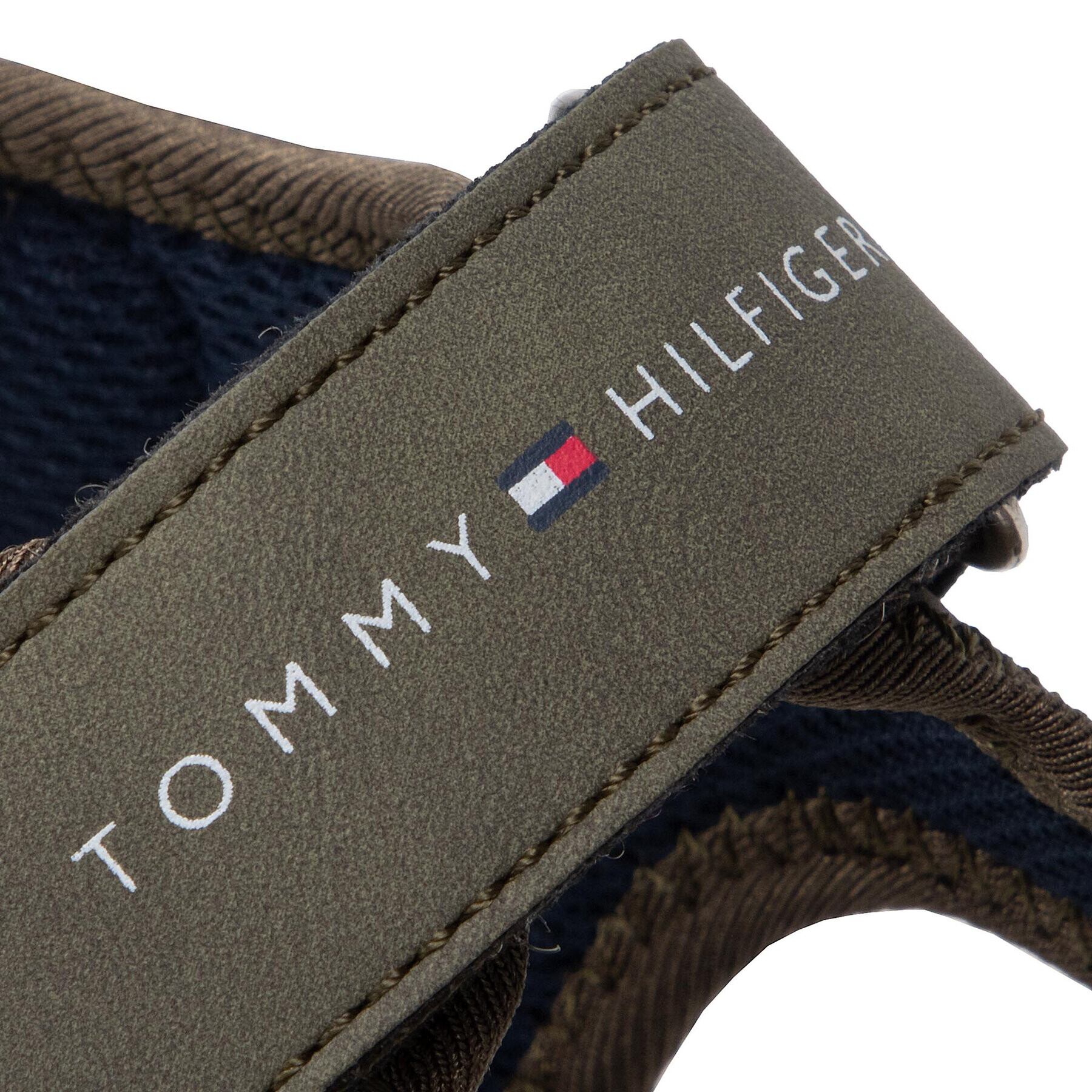 Tommy Hilfiger Сандали Velcro Sandal Military Green T1B2-32252-1357 S Зелен - Pepit.bg