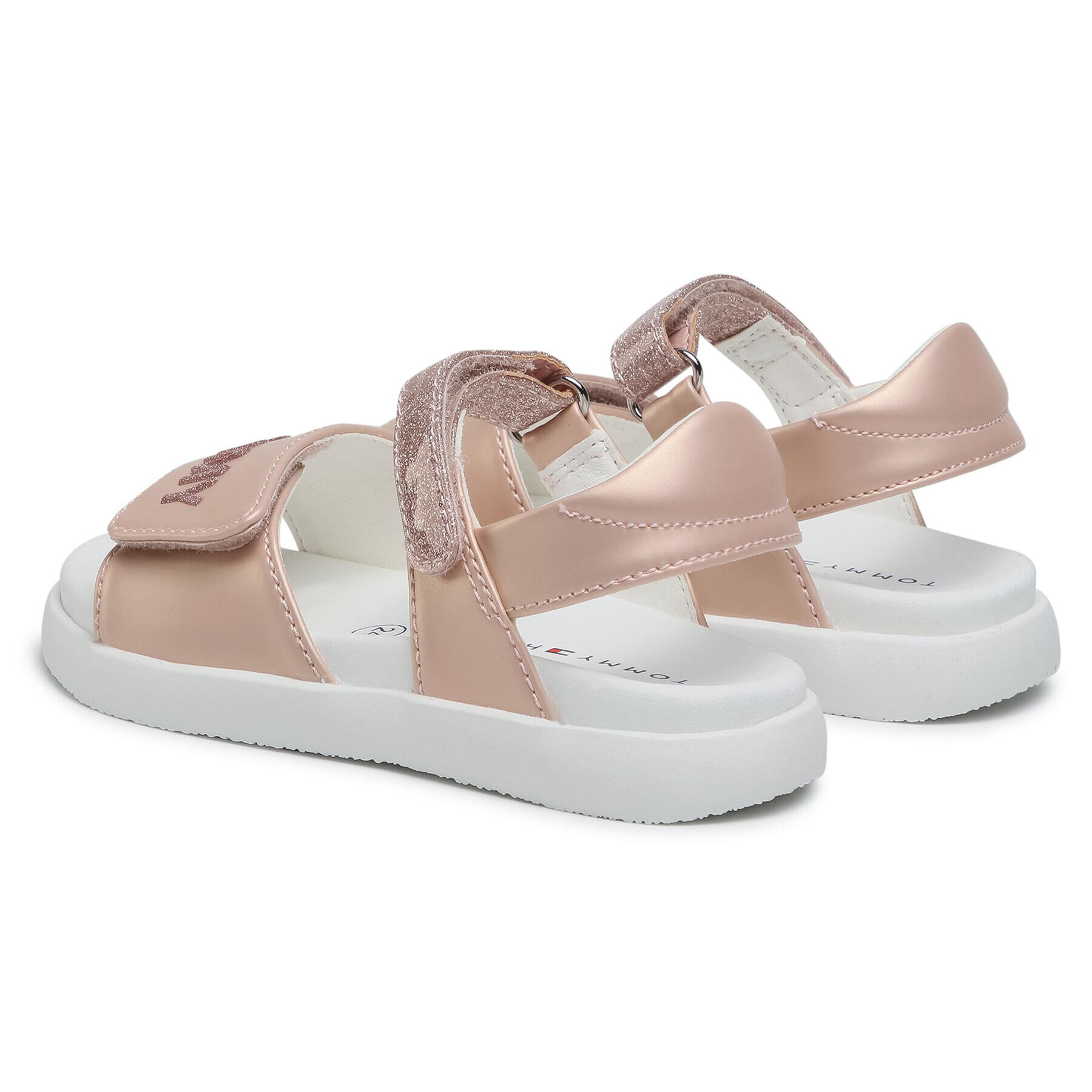 Tommy Hilfiger Сандали Velcro Sandal T1A2-31036-0569 S Бежов - Pepit.bg