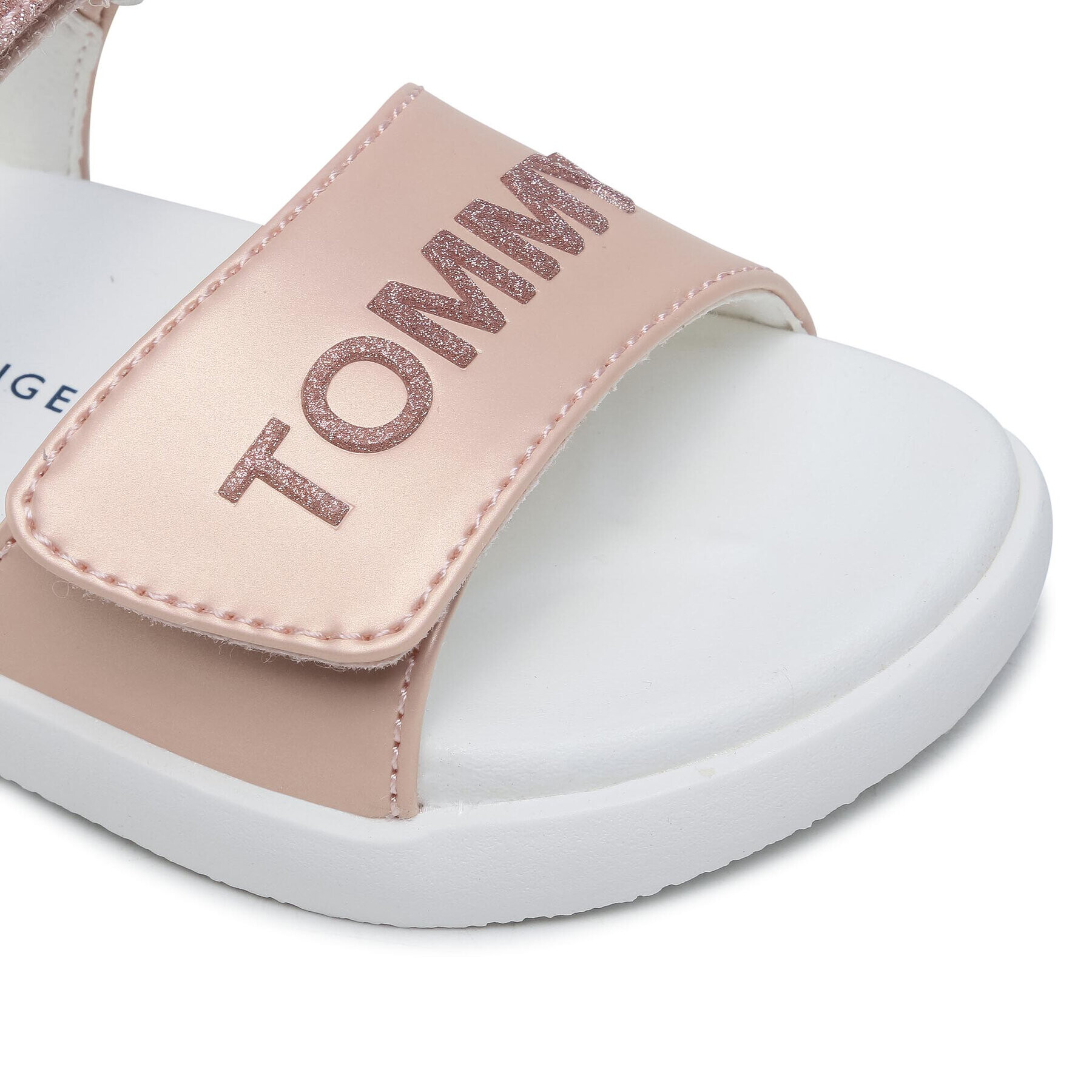 Tommy Hilfiger Сандали Velcro Sandal T1A2-31036-0569 S Бежов - Pepit.bg