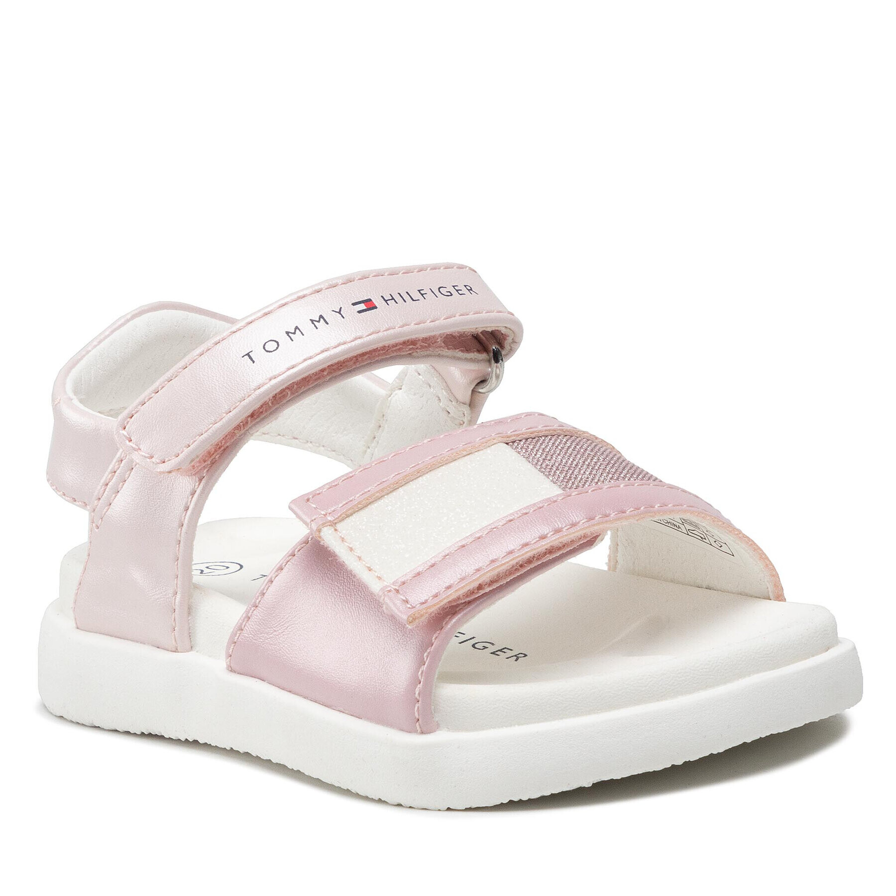 Tommy Hilfiger Сандали Velcro Sandal T1A2-32172-1160 M Розов - Pepit.bg