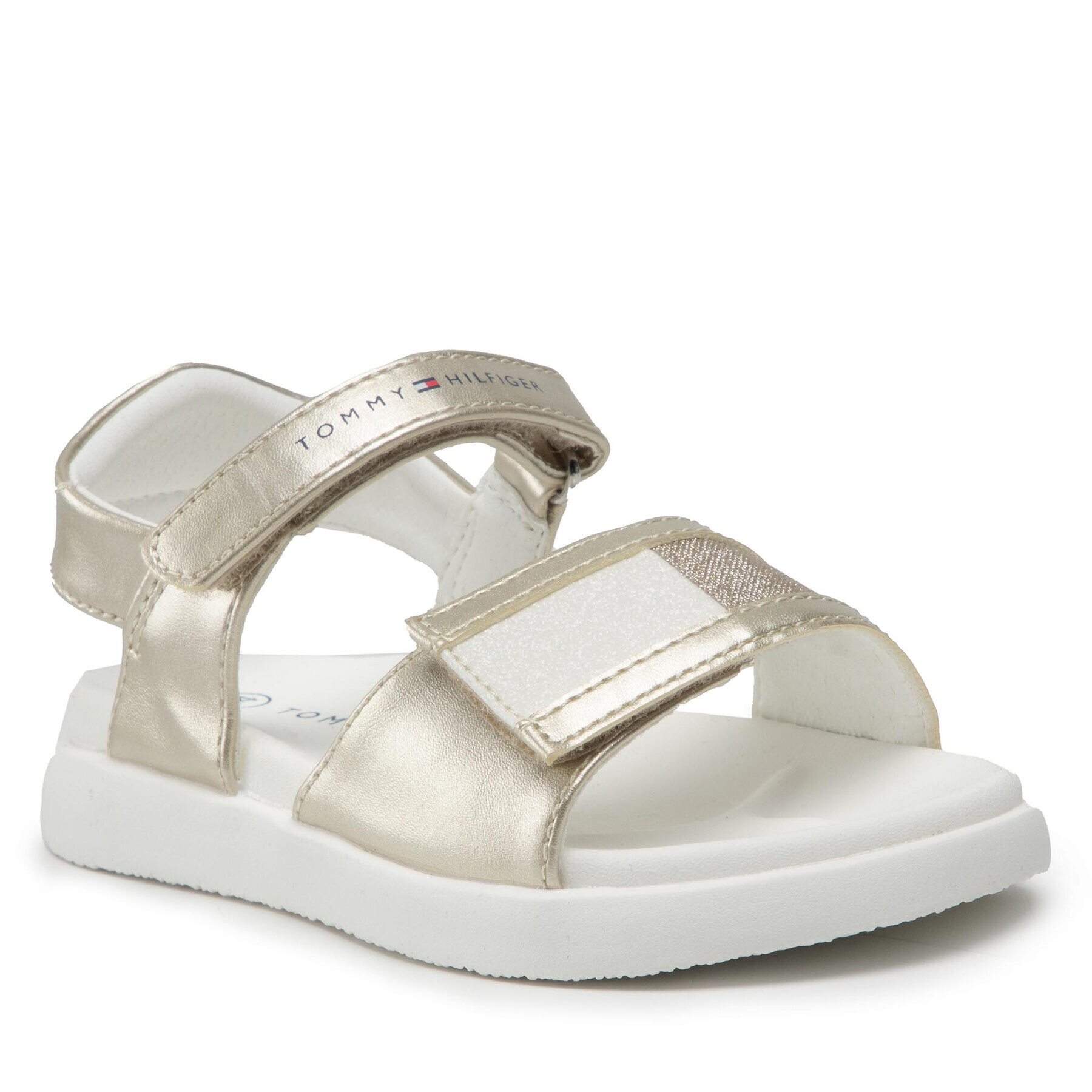 Tommy Hilfiger Сандали Velcro Sandal T1A2-32172-1160 S Златист - Pepit.bg