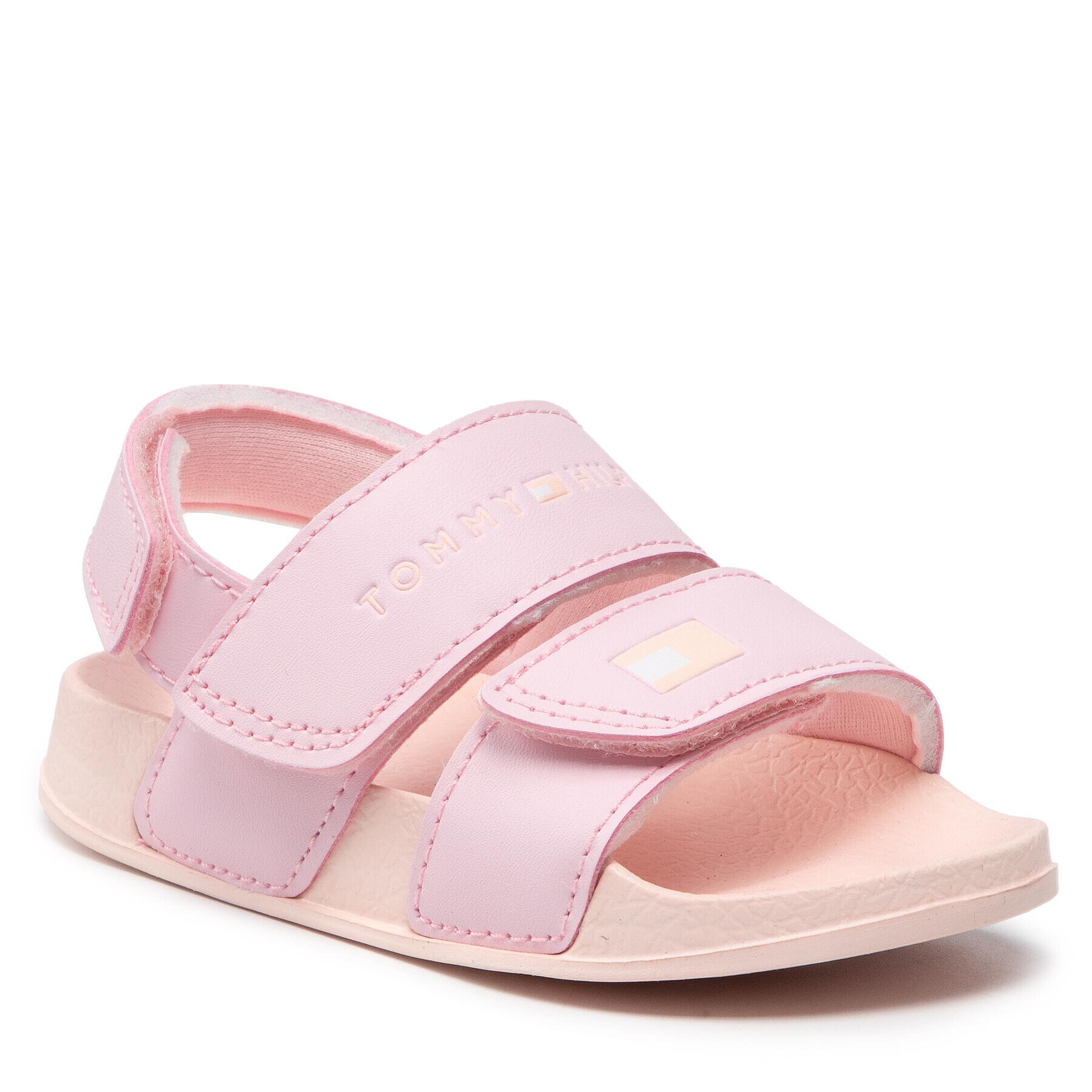 Tommy Hilfiger Сандали Velcro Sandal T1A2-32193-0193 Розов - Pepit.bg