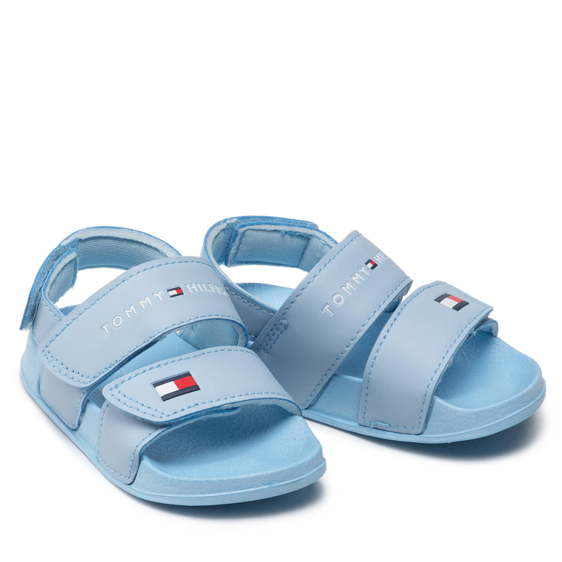 Tommy Hilfiger Сандали Velcro Sandal T1A2-32193-0193 Син - Pepit.bg