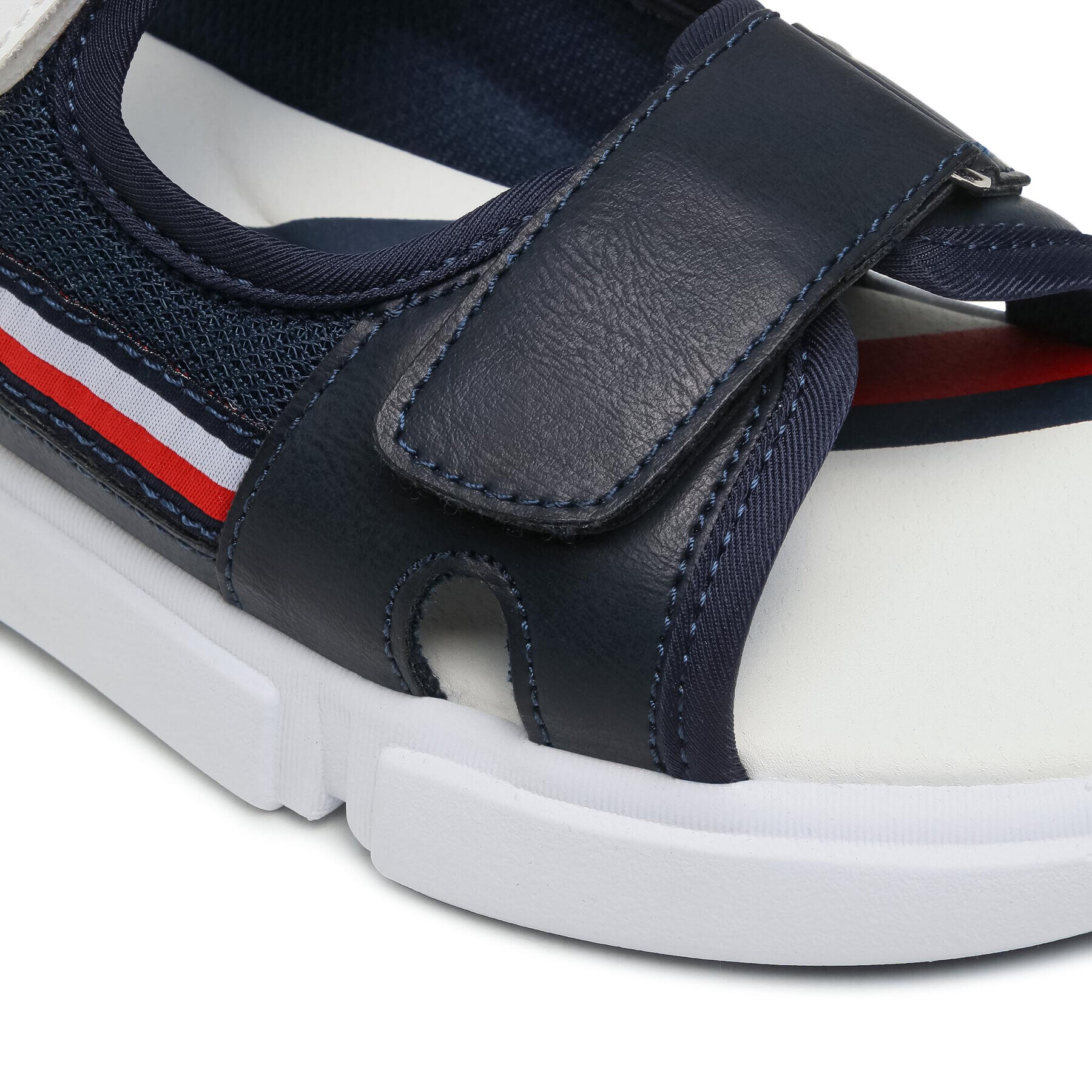 Tommy Hilfiger Сандали Velcro Sandal T1B2-31107-1176 S Тъмносин - Pepit.bg