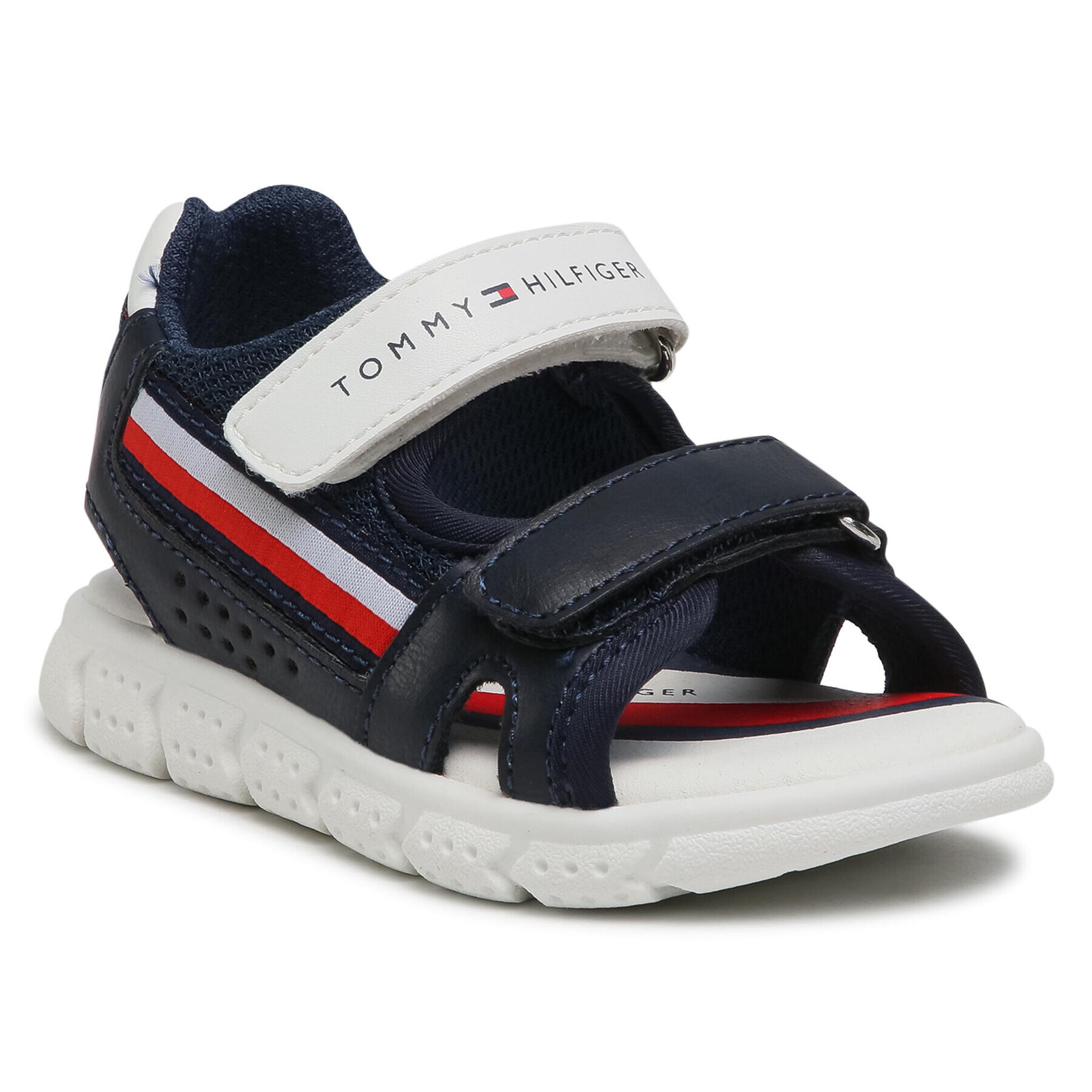 Tommy Hilfiger Сандали Velcro Sandal T1B2-31107-1176X007 Тъмносин - Pepit.bg