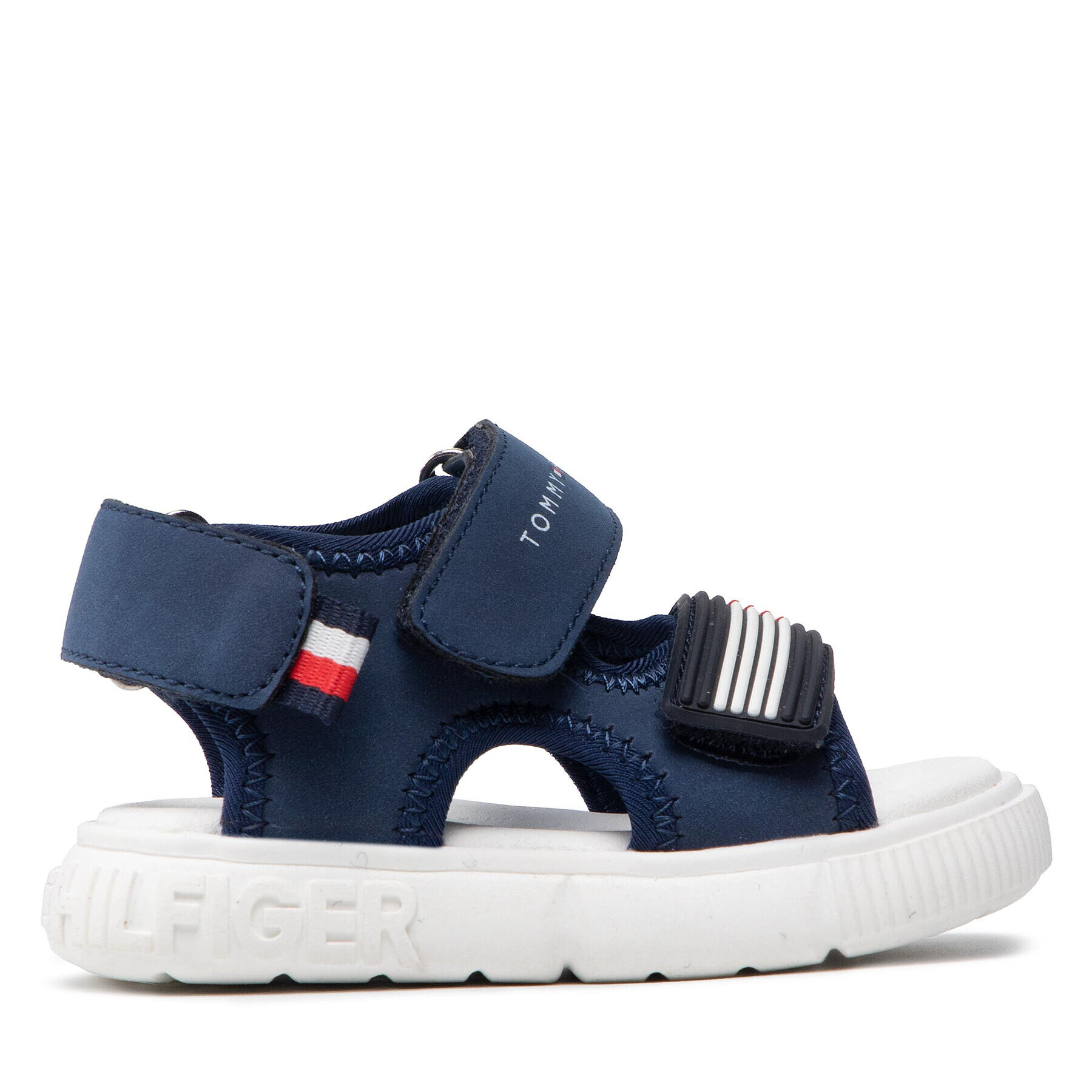 Tommy Hilfiger Сандали Velcro Sandal T1B2-32252-1357 M Тъмносин - Pepit.bg