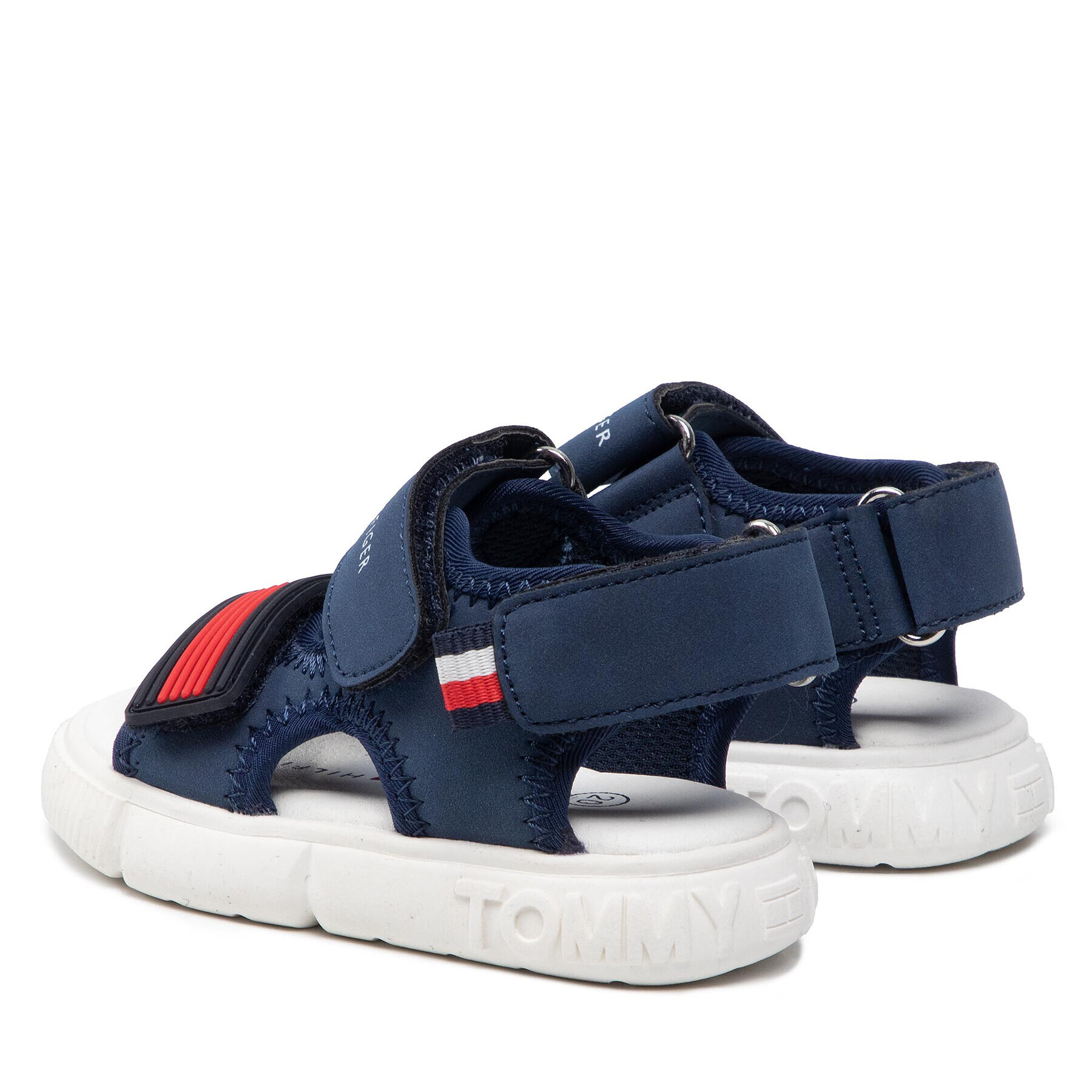 Tommy Hilfiger Сандали Velcro Sandal T1B2-32252-1357 M Тъмносин - Pepit.bg