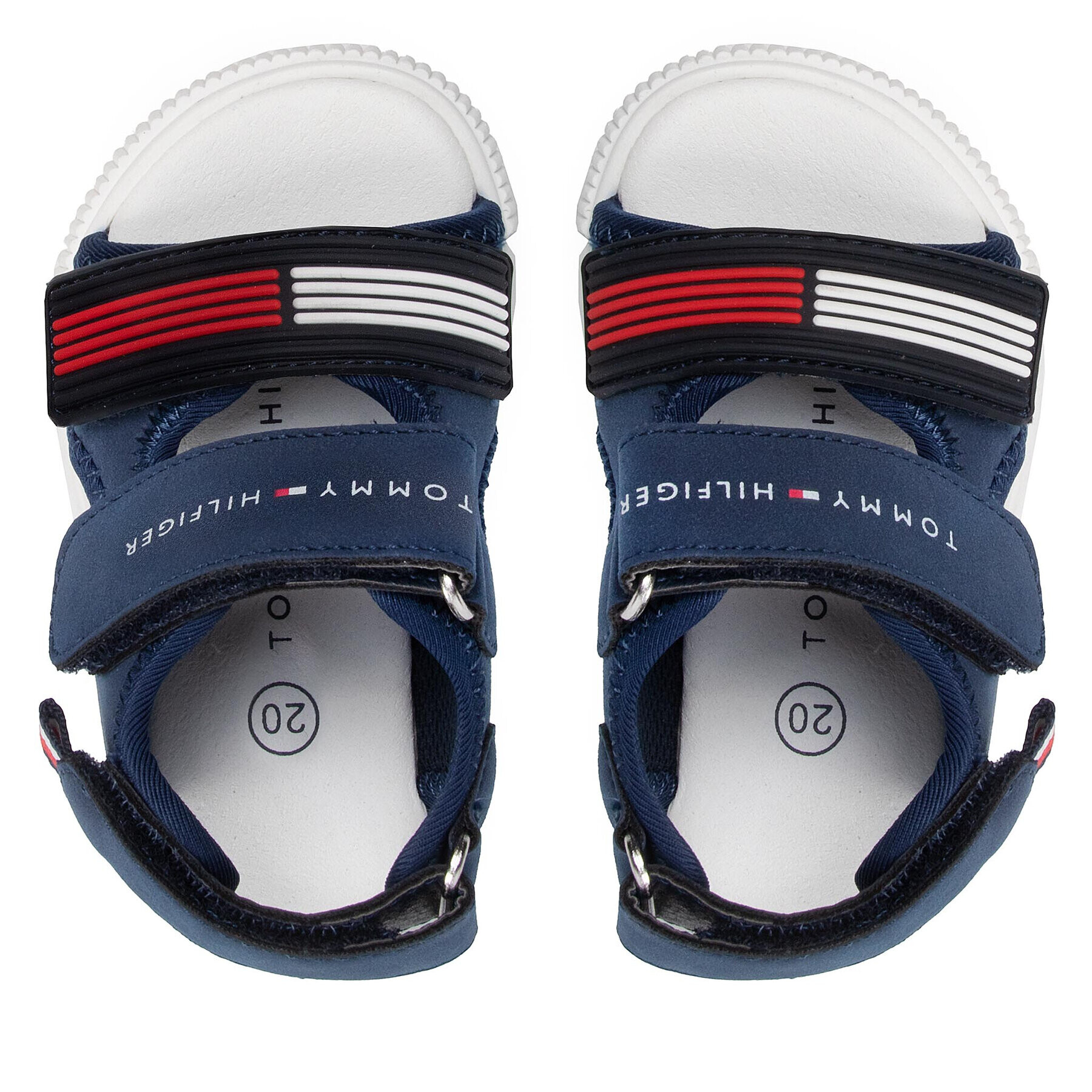 Tommy Hilfiger Сандали Velcro Sandal T1B2-32252-1357 M Тъмносин - Pepit.bg