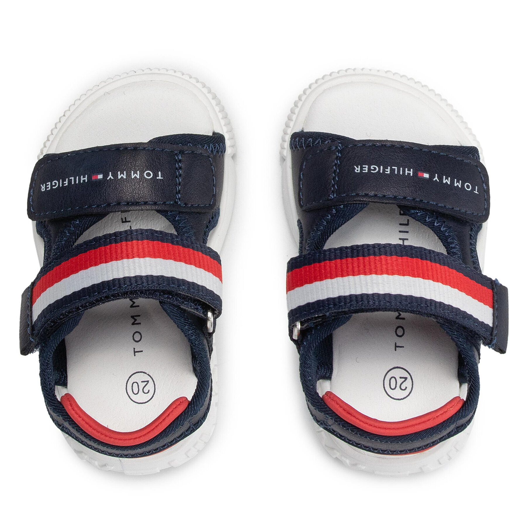 Tommy Hilfiger Сандали Velcro Sandal T1B2-32254-0621 M Тъмносин - Pepit.bg