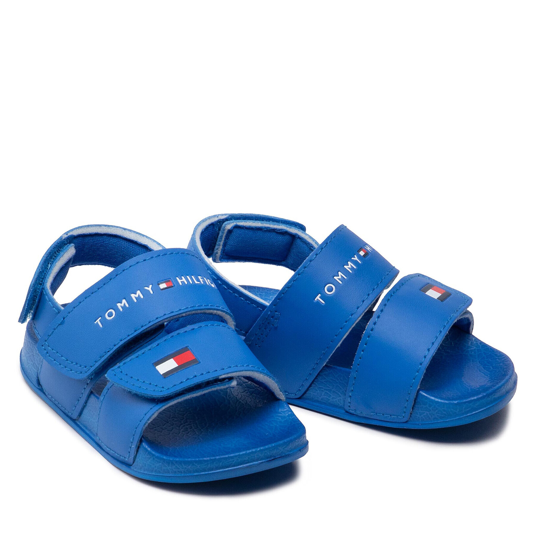 Tommy Hilfiger Сандали Velcro Sandal T1B2-32270-0193 Син - Pepit.bg