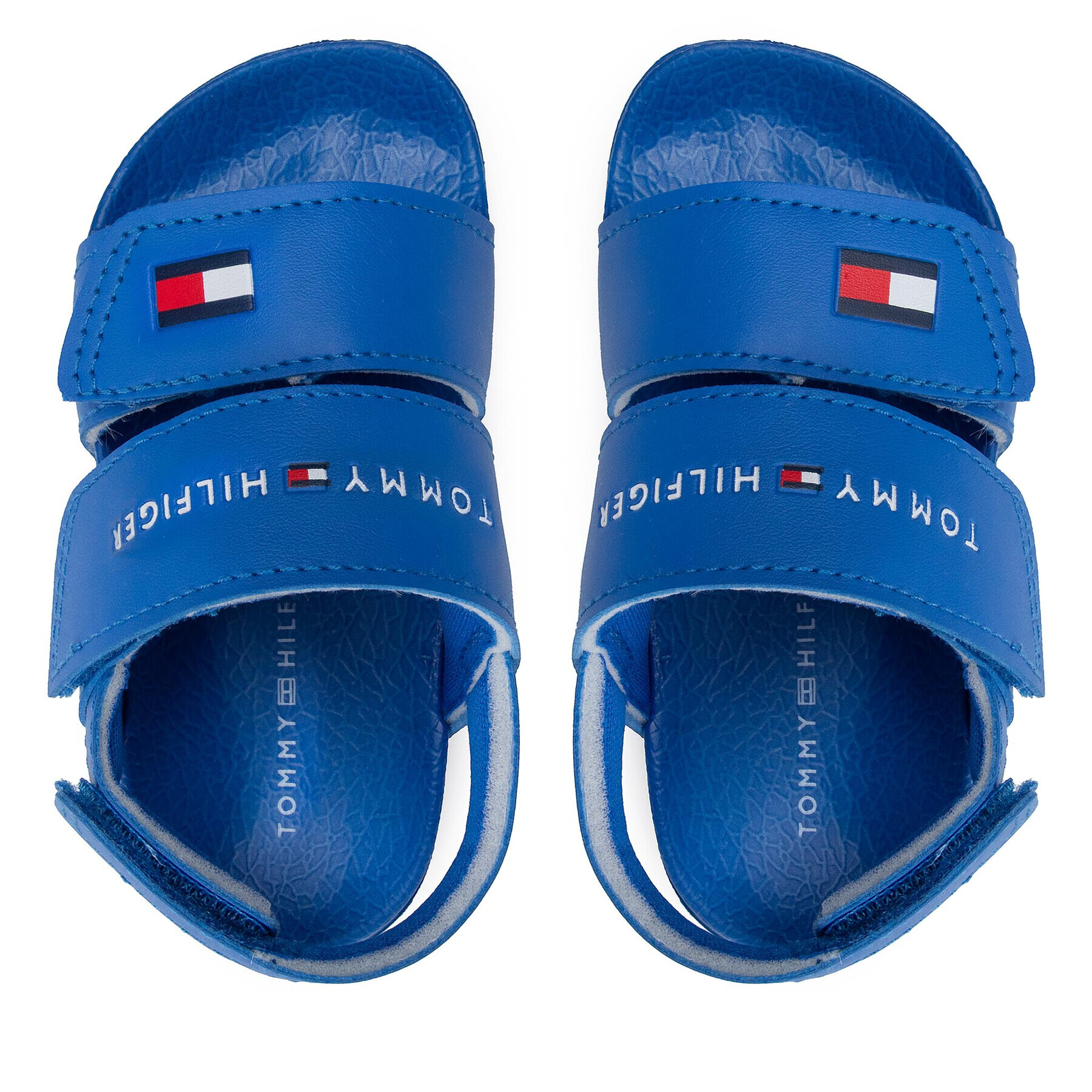 Tommy Hilfiger Сандали Velcro Sandal T1B2-32270-0193 Син - Pepit.bg