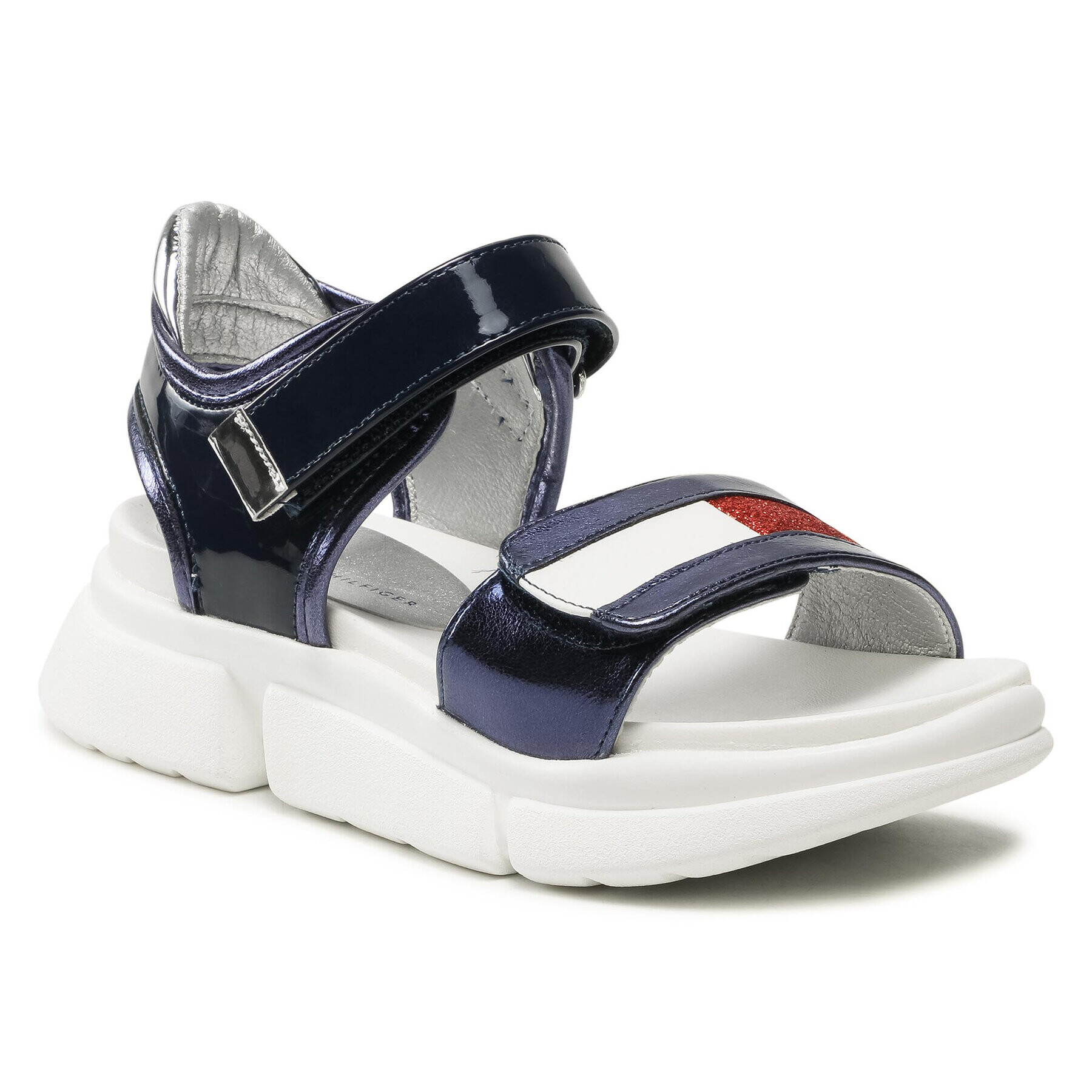 Tommy Hilfiger Сандали Velcro Sandal T3A2-31046-1160800 M Тъмносин - Pepit.bg