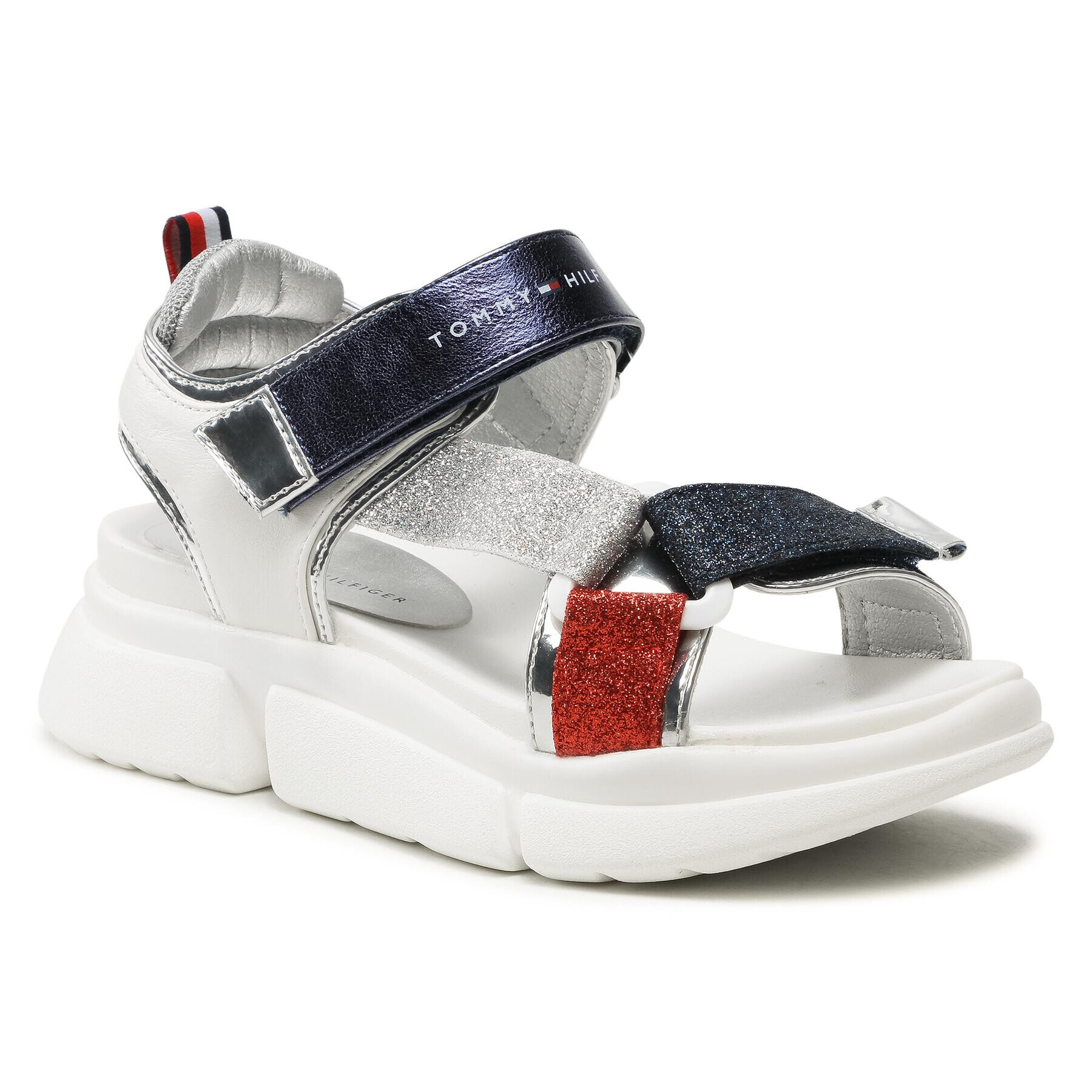 Tommy Hilfiger Сандали Velcro Sandal T3A2-31049-0986 Цветен - Pepit.bg