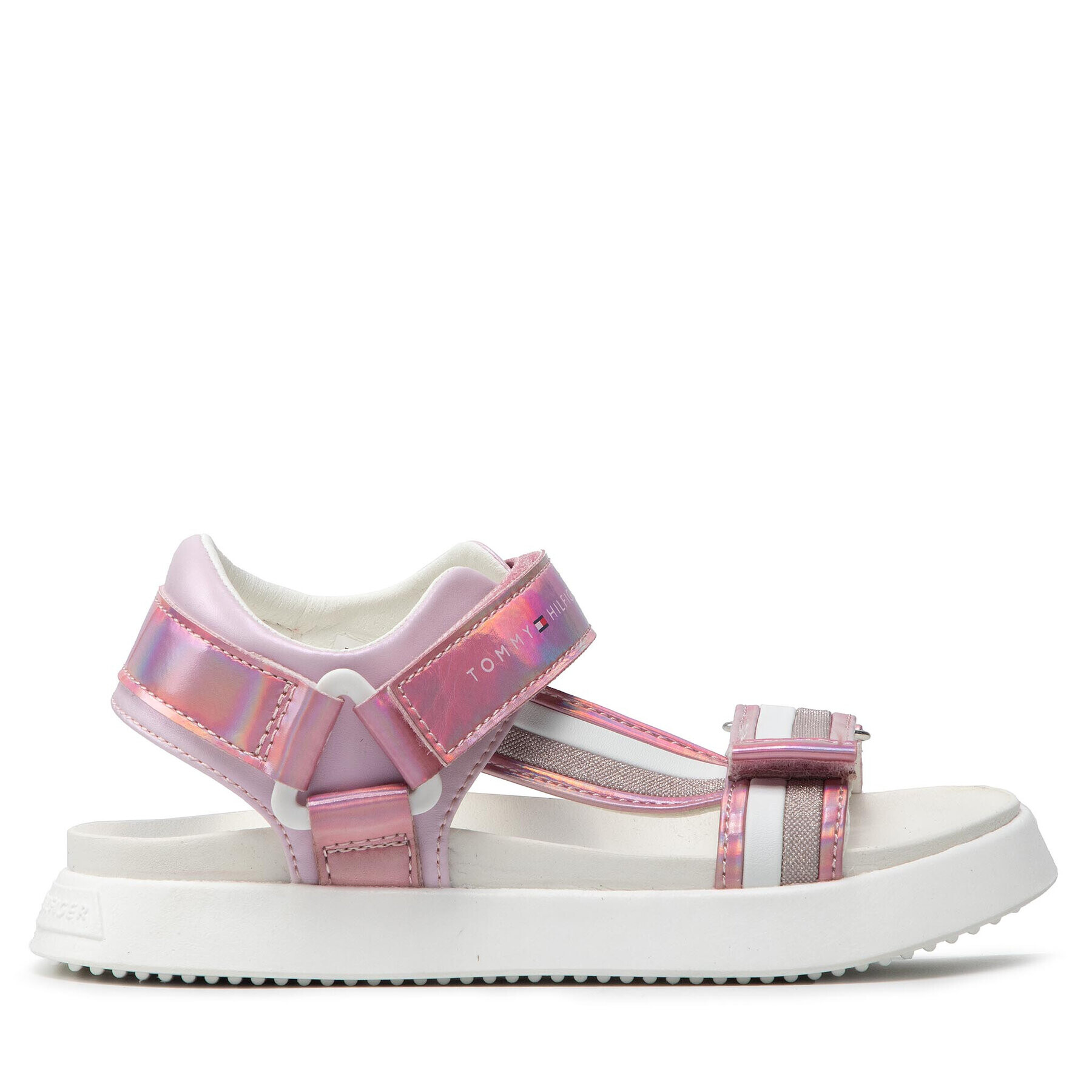 Tommy Hilfiger Сандали Velcro Sandal T3A2-32180-1382 M Розов - Pepit.bg