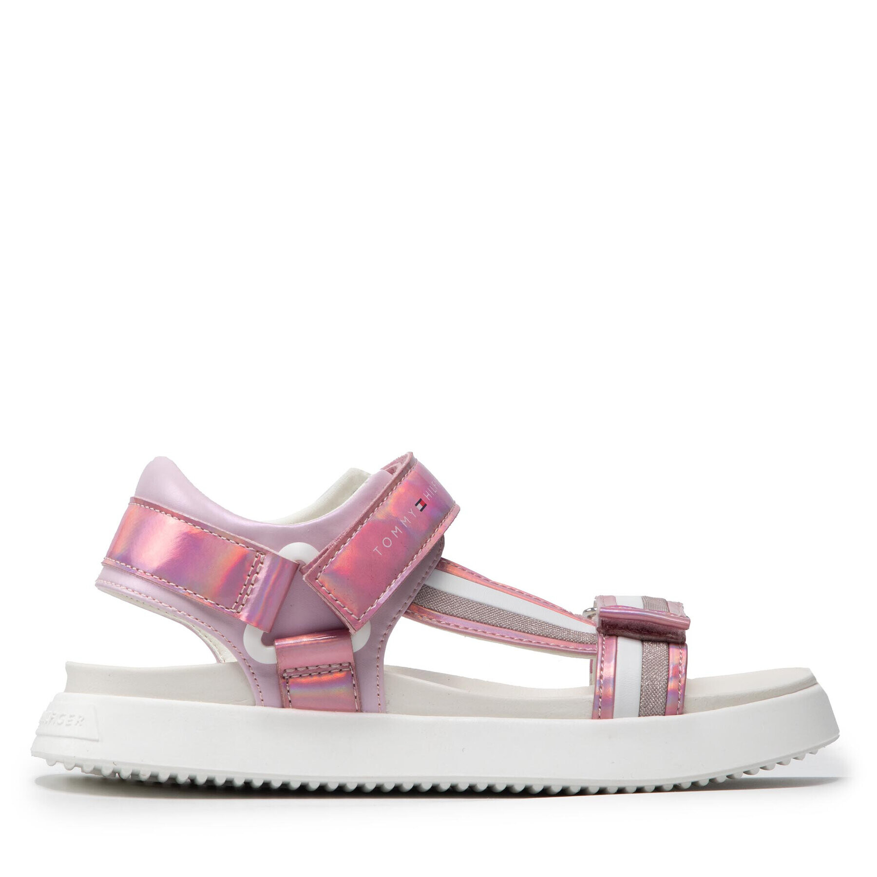 Tommy Hilfiger Сандали Velcro Sandal T3A2-32180-1382 S Розов - Pepit.bg