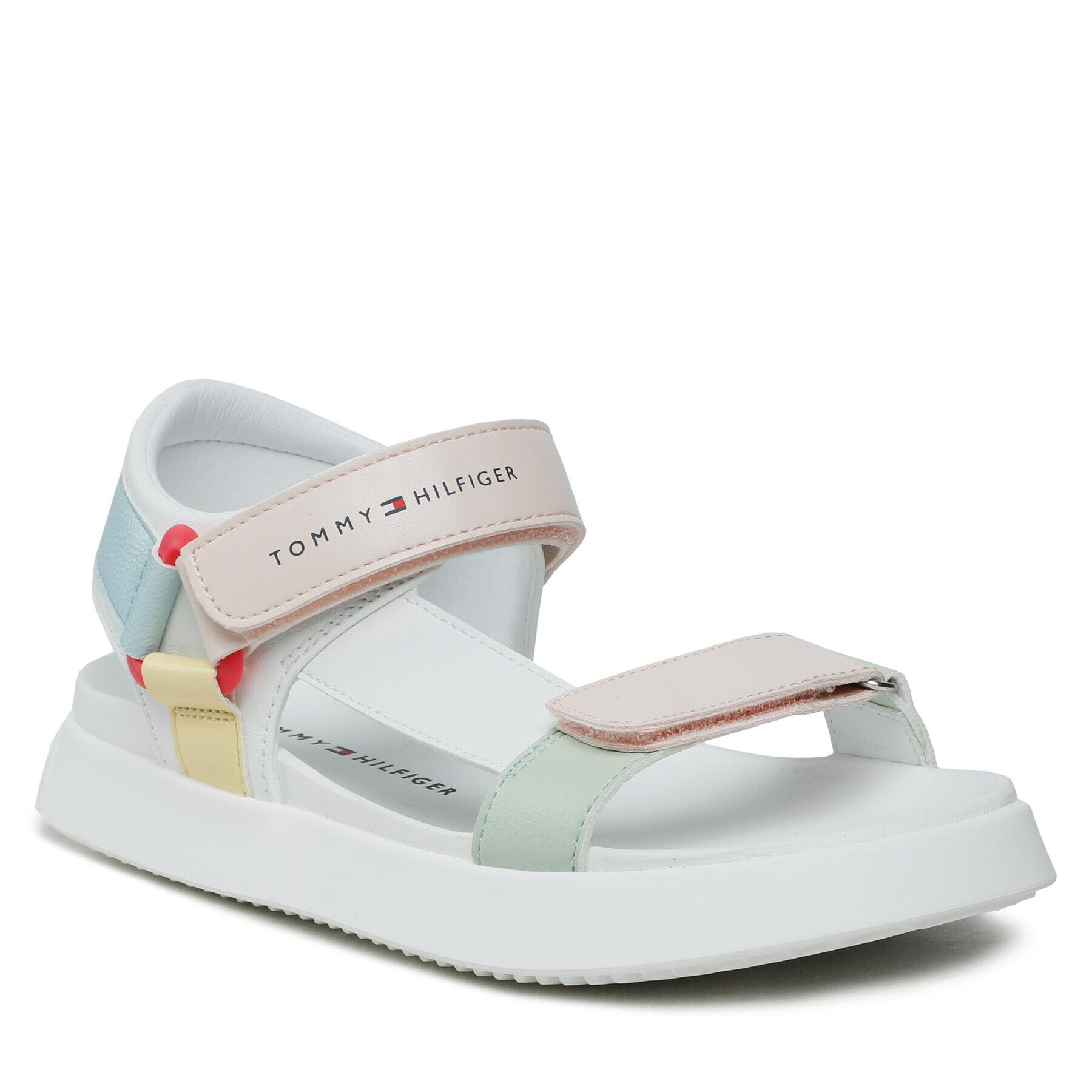 Tommy Hilfiger Сандали Velcro Sandal T3A2-32768-0371 S Цветен - Pepit.bg