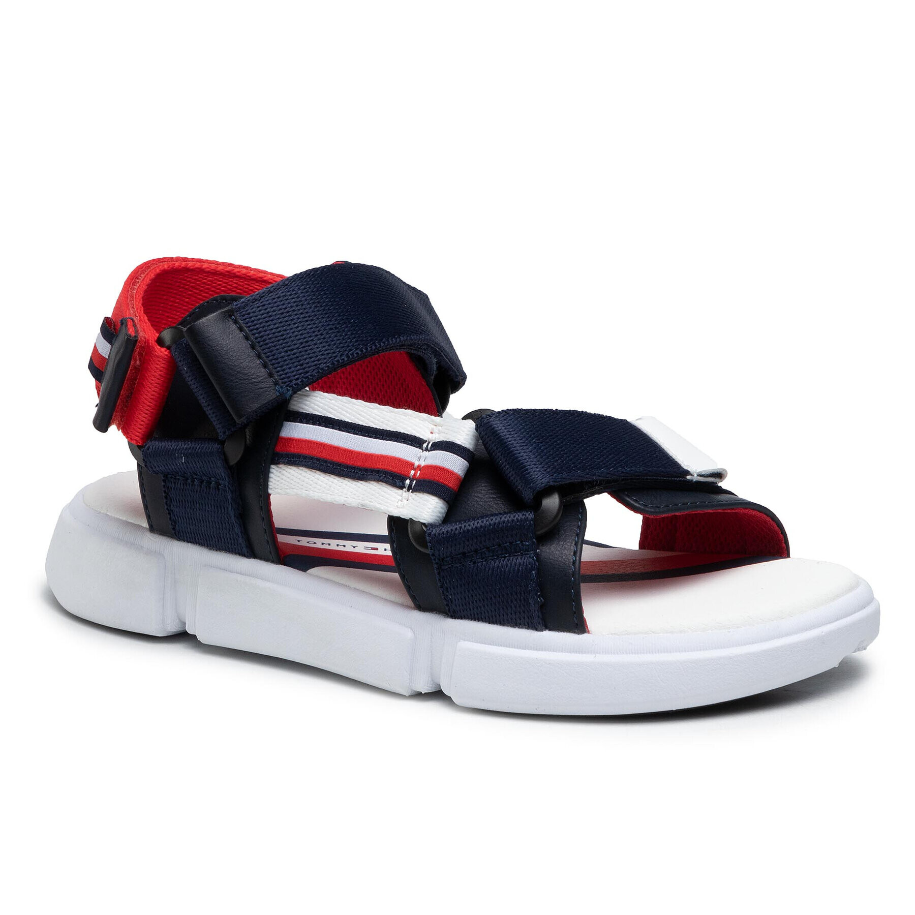 Tommy Hilfiger Сандали Velcro Sandal T3B2-31111-1176 S Тъмносин - Pepit.bg