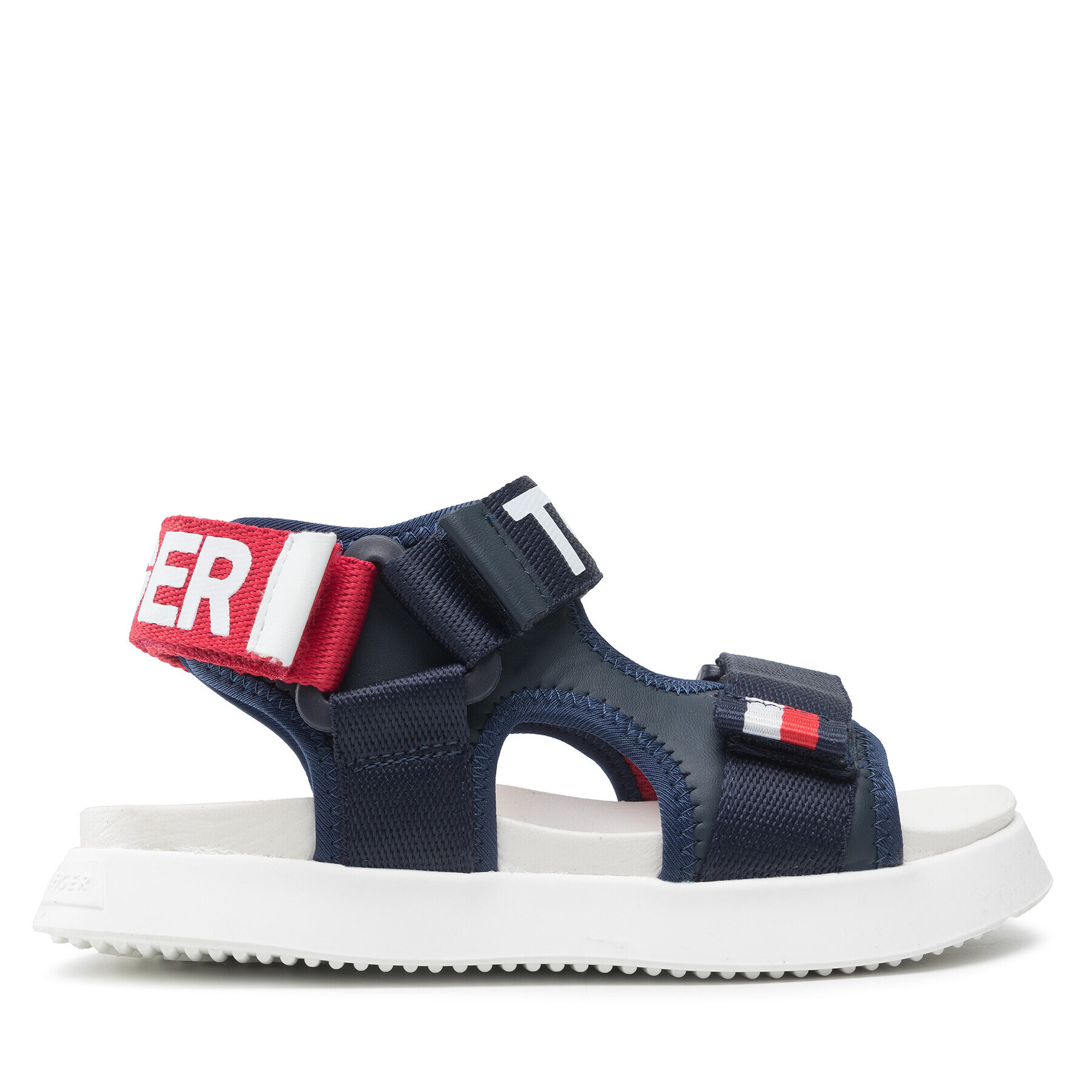 Tommy Hilfiger Сандали Velcro Sandal T3B2-32257-0208 M Тъмносин - Pepit.bg