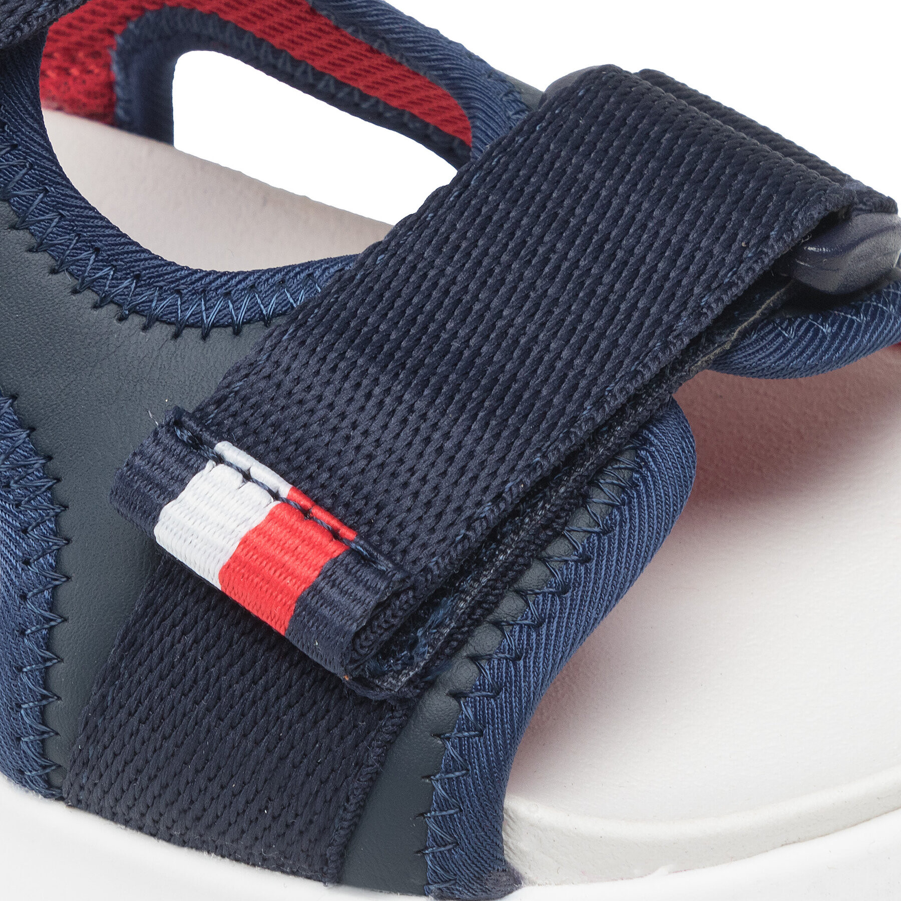 Tommy Hilfiger Сандали Velcro Sandal T3B2-32257-0208 M Тъмносин - Pepit.bg