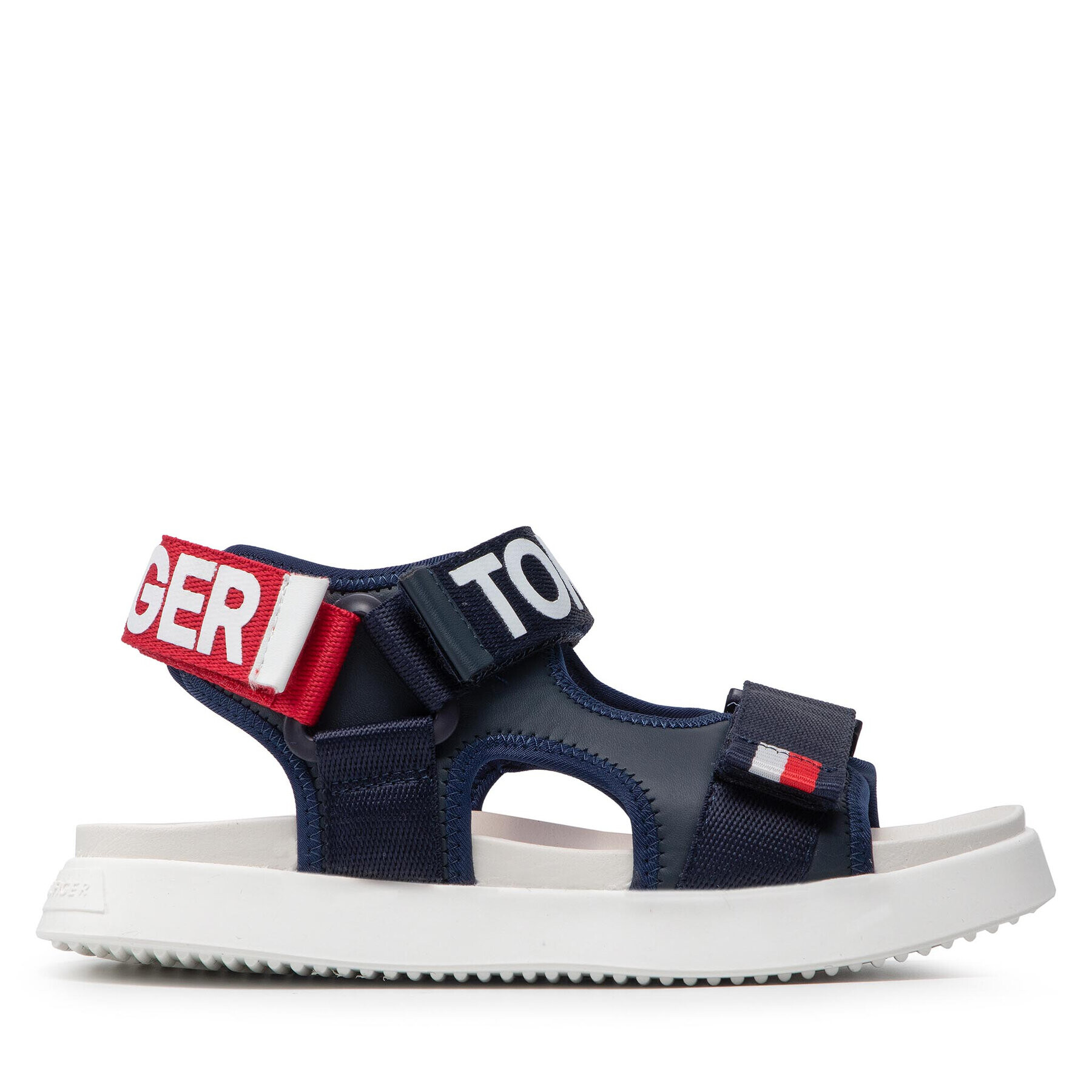 Tommy Hilfiger Сандали Velcro Sandal T3B2-32257-0208 S Тъмносин - Pepit.bg