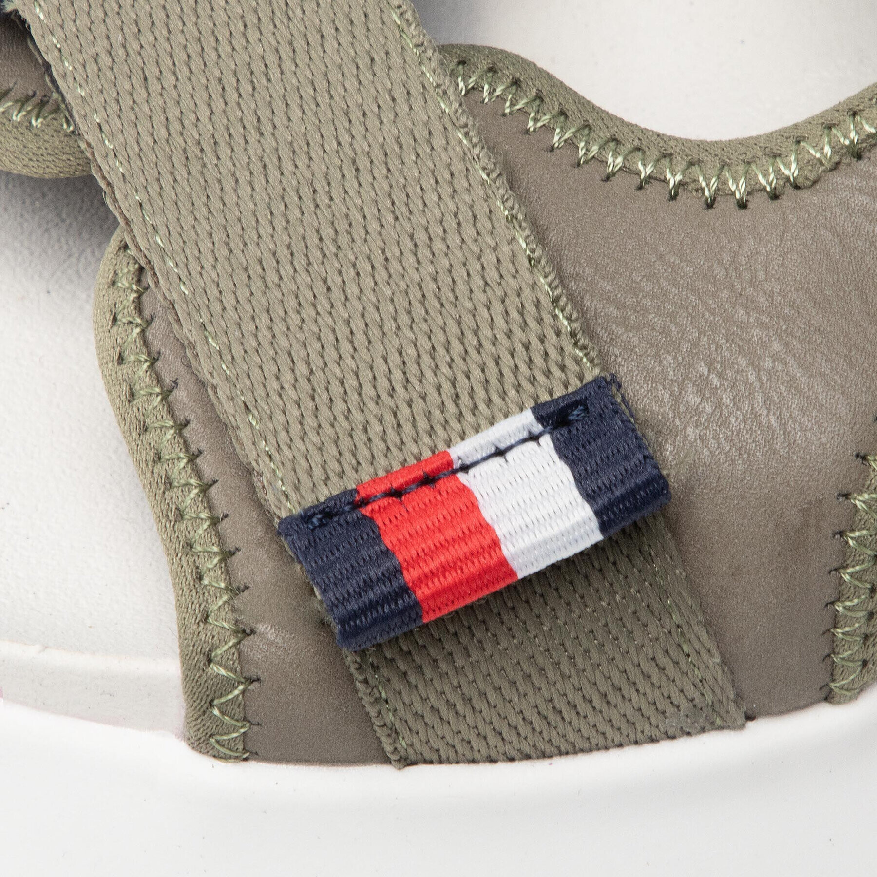 Tommy Hilfiger Сандали Velcro Sandal T3B2-32257-0208 S Зелен - Pepit.bg