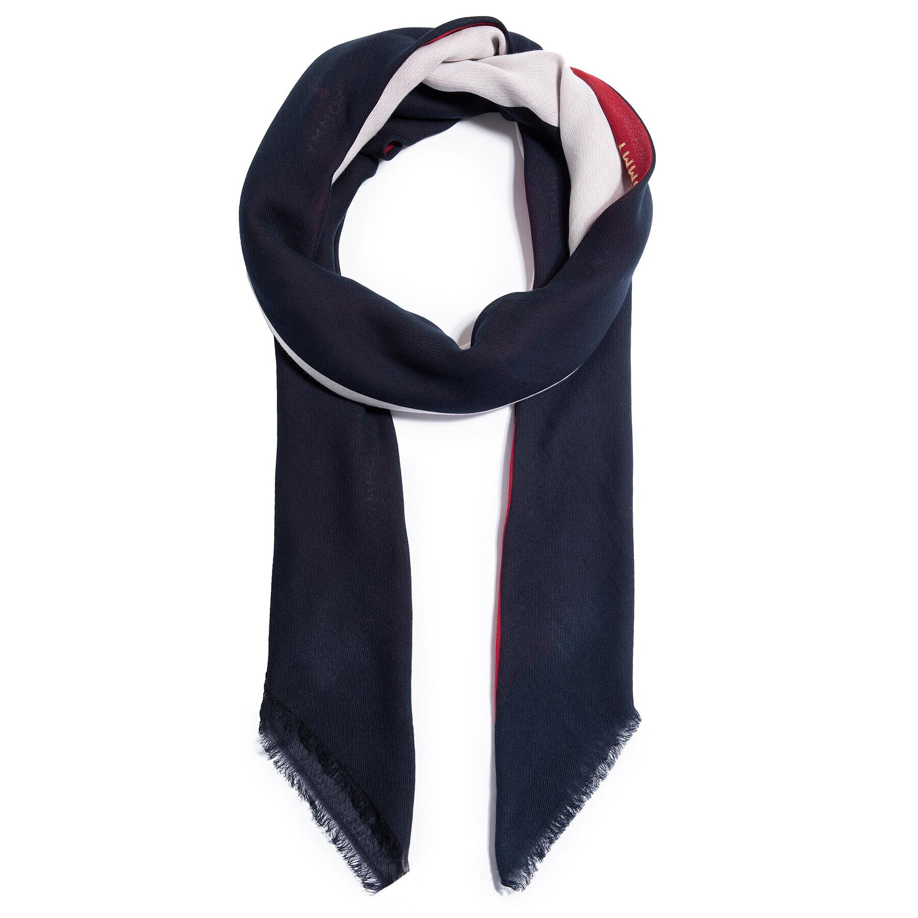 Tommy Hilfiger Шал Corporate Stripe Square AW0AW09242 Червен - Pepit.bg