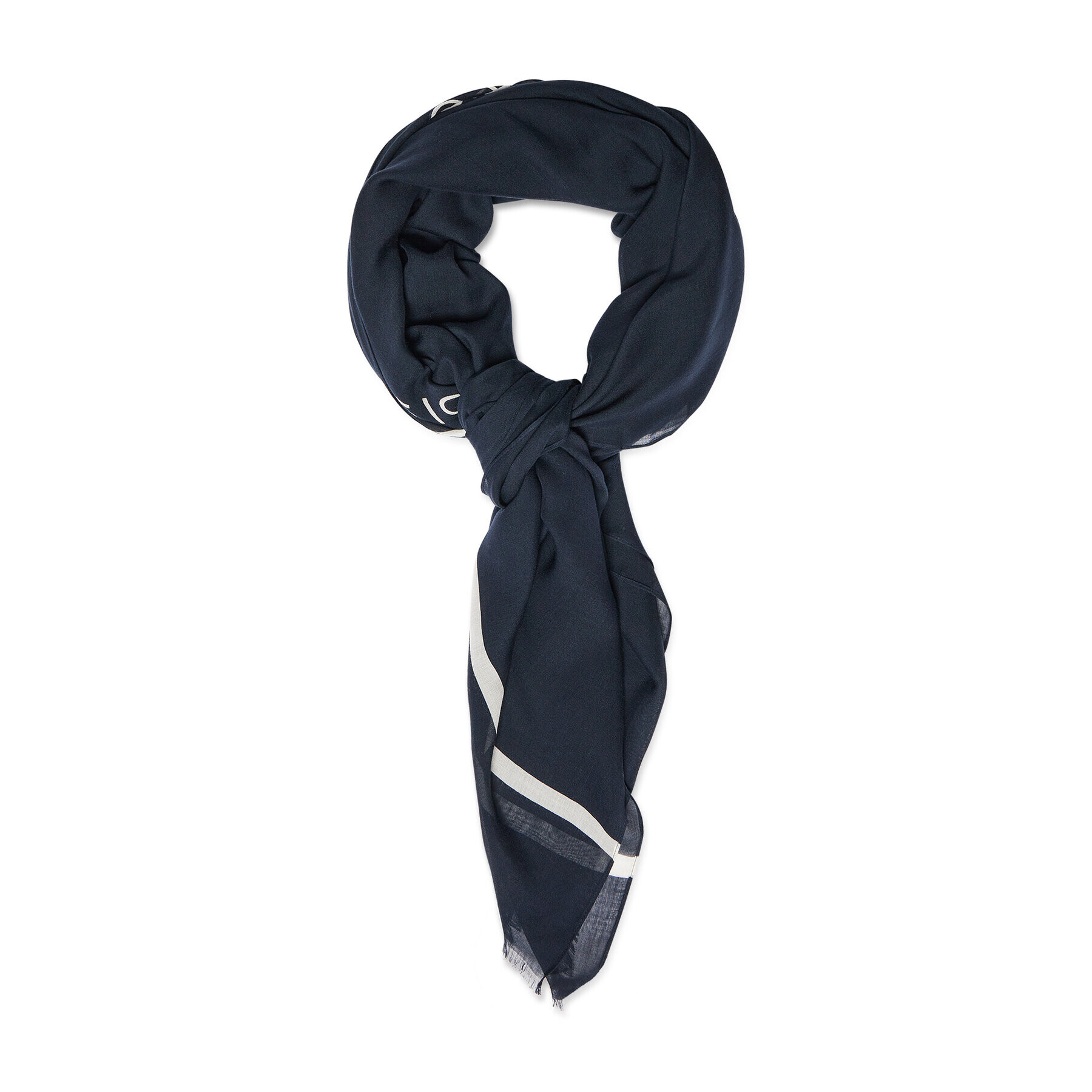 Tommy Hilfiger Шал Essential Scarf AW0AW11690 Тъмносин - Pepit.bg