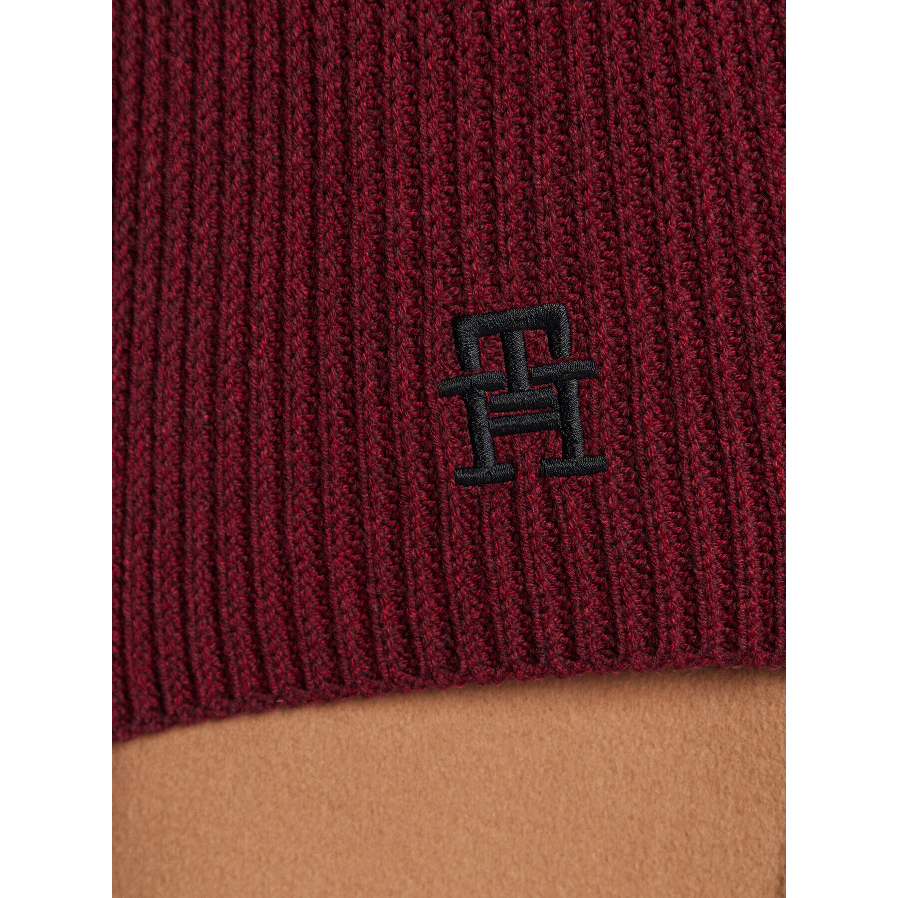 Tommy Hilfiger Зимен шал Monogram AW0AW14288 Бордо - Pepit.bg