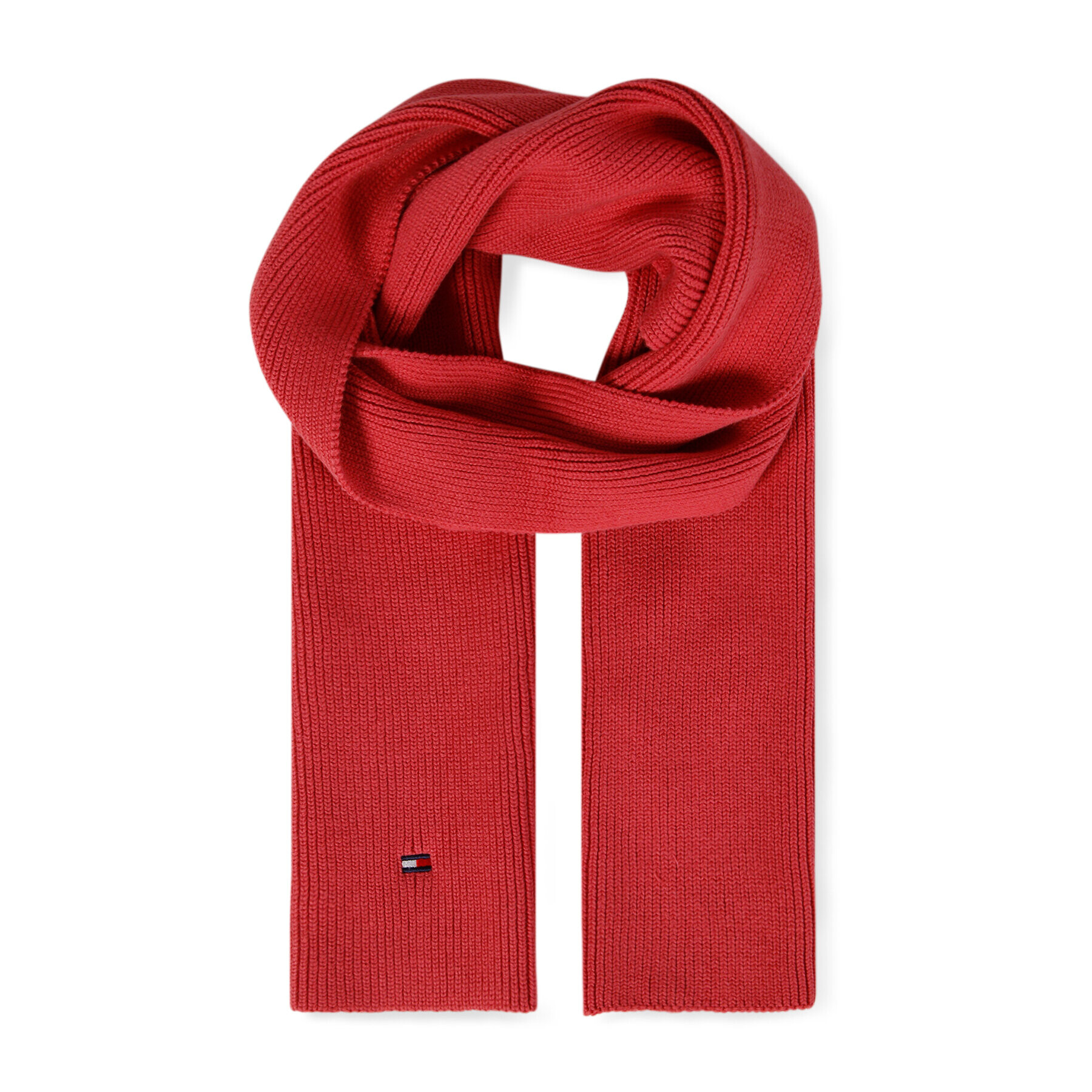 Tommy Hilfiger Шал Small Flag Scarf AU0AU01566 Розов - Pepit.bg