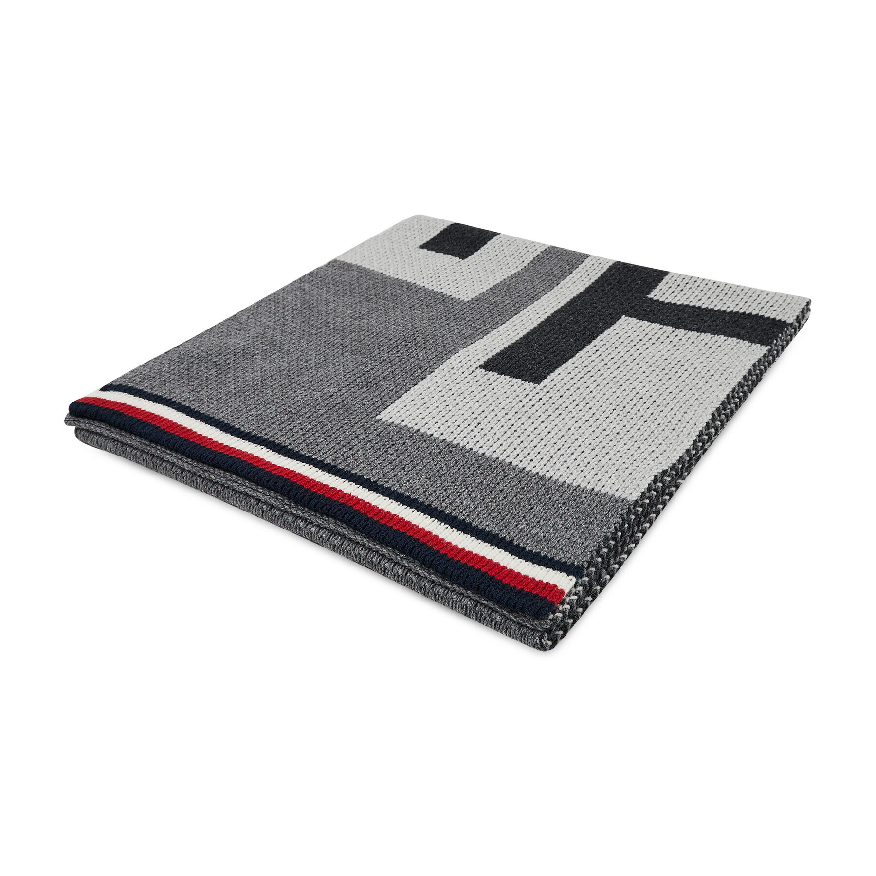 Tommy Hilfiger Шал Th Heavy Knit Scarf AM0AM07895 Сив - Pepit.bg