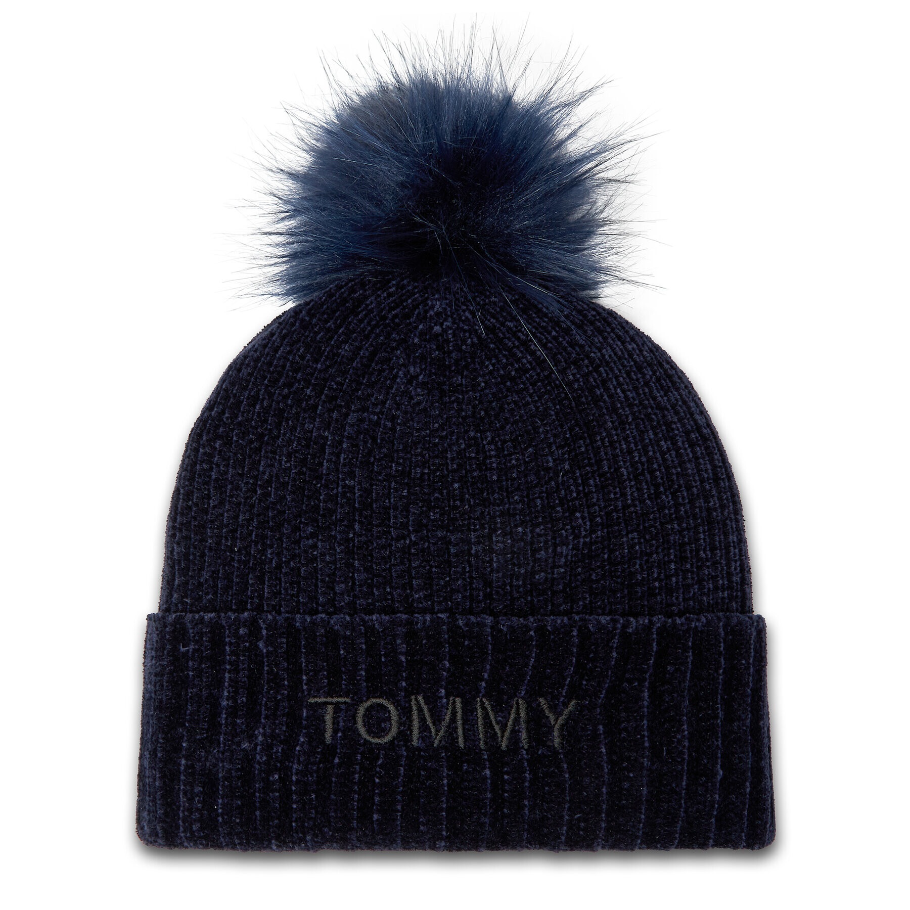 Tommy Hilfiger Шапка AW0AW13446 Тъмносин - Pepit.bg
