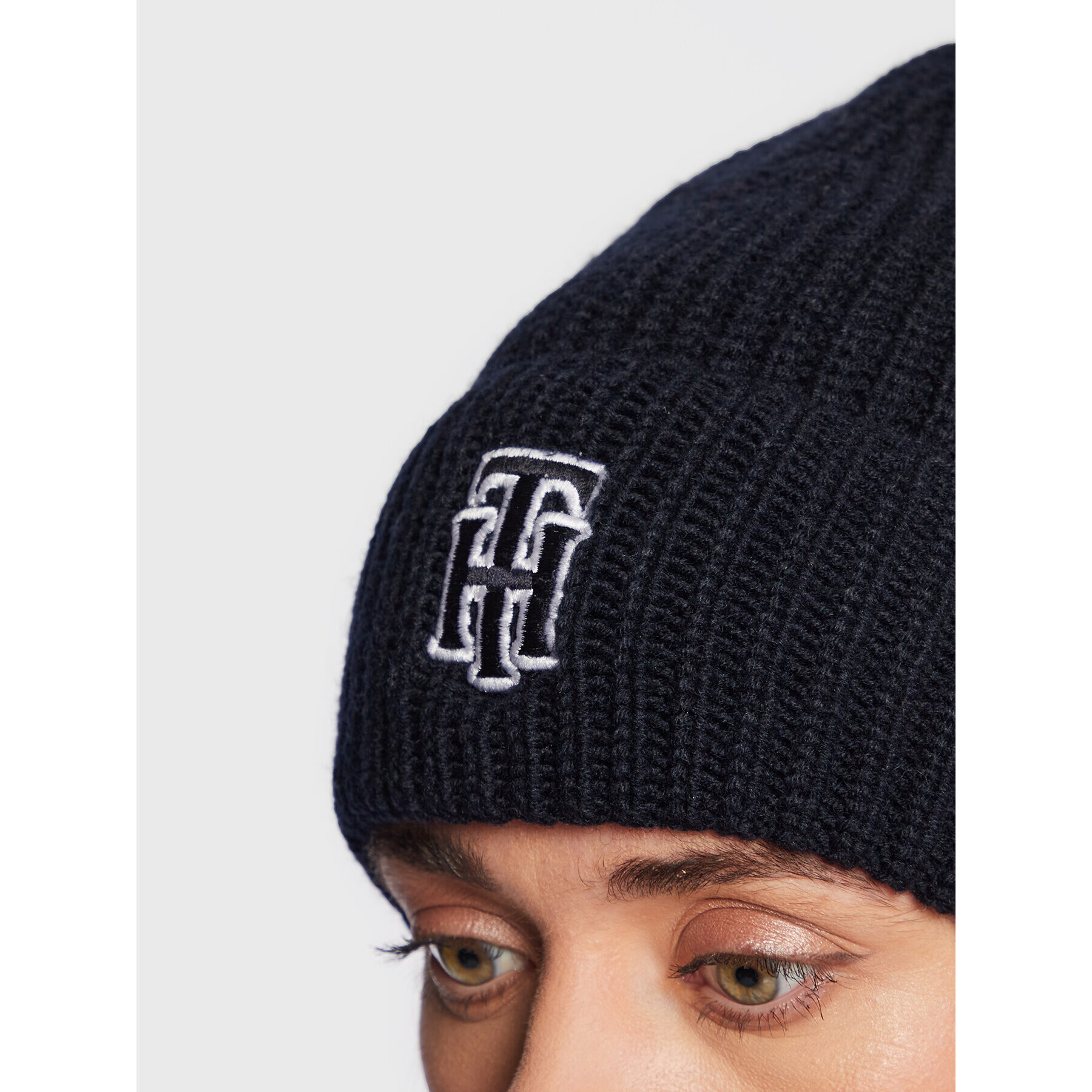 Tommy Hilfiger Шапка AW0AW14032 Тъмносин - Pepit.bg