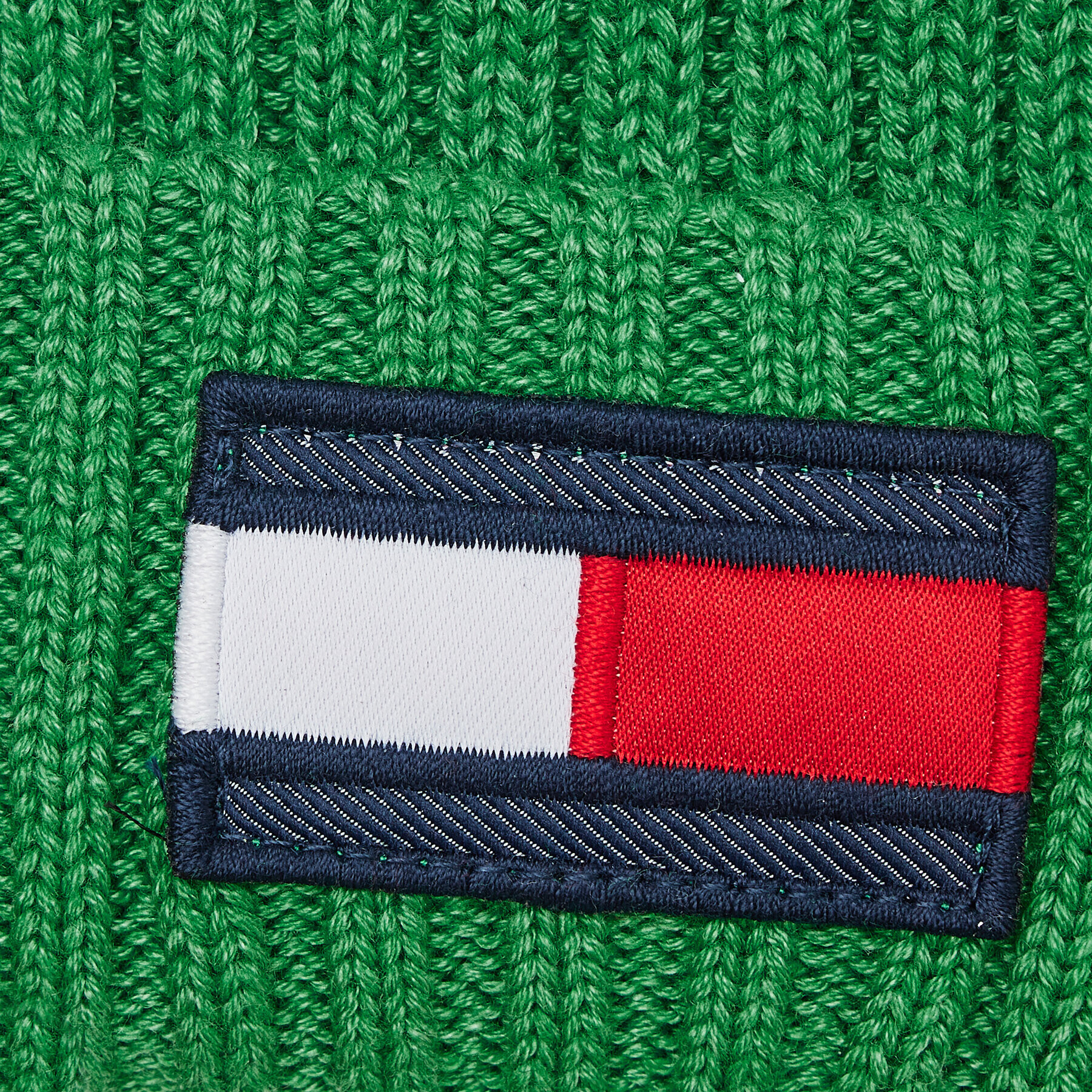 Tommy Hilfiger Шапка Big Flag AU0AU01525 Зелен - Pepit.bg