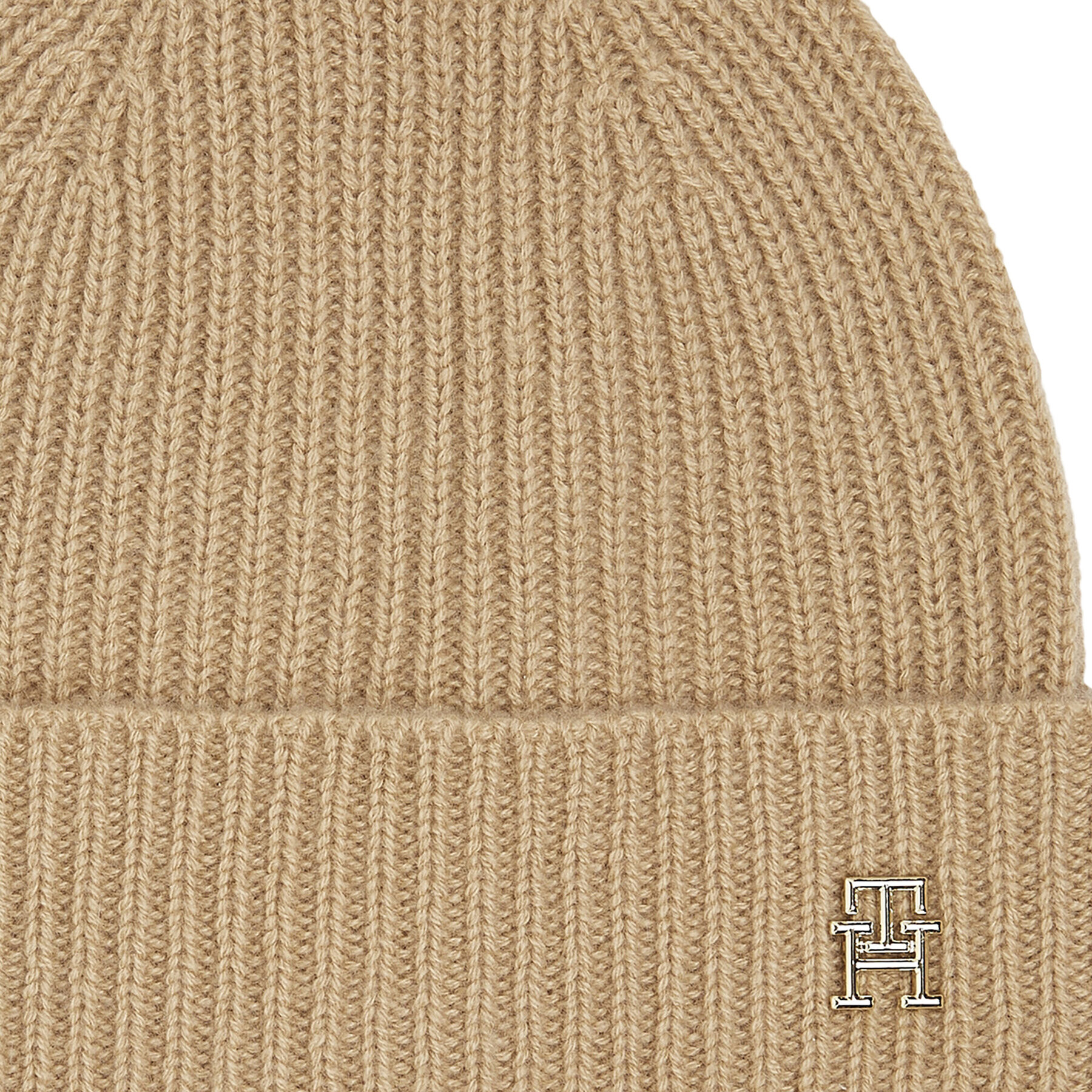 Tommy Hilfiger Шапка Cashmere Chic Beanie AW0AW15321 Бежов - Pepit.bg