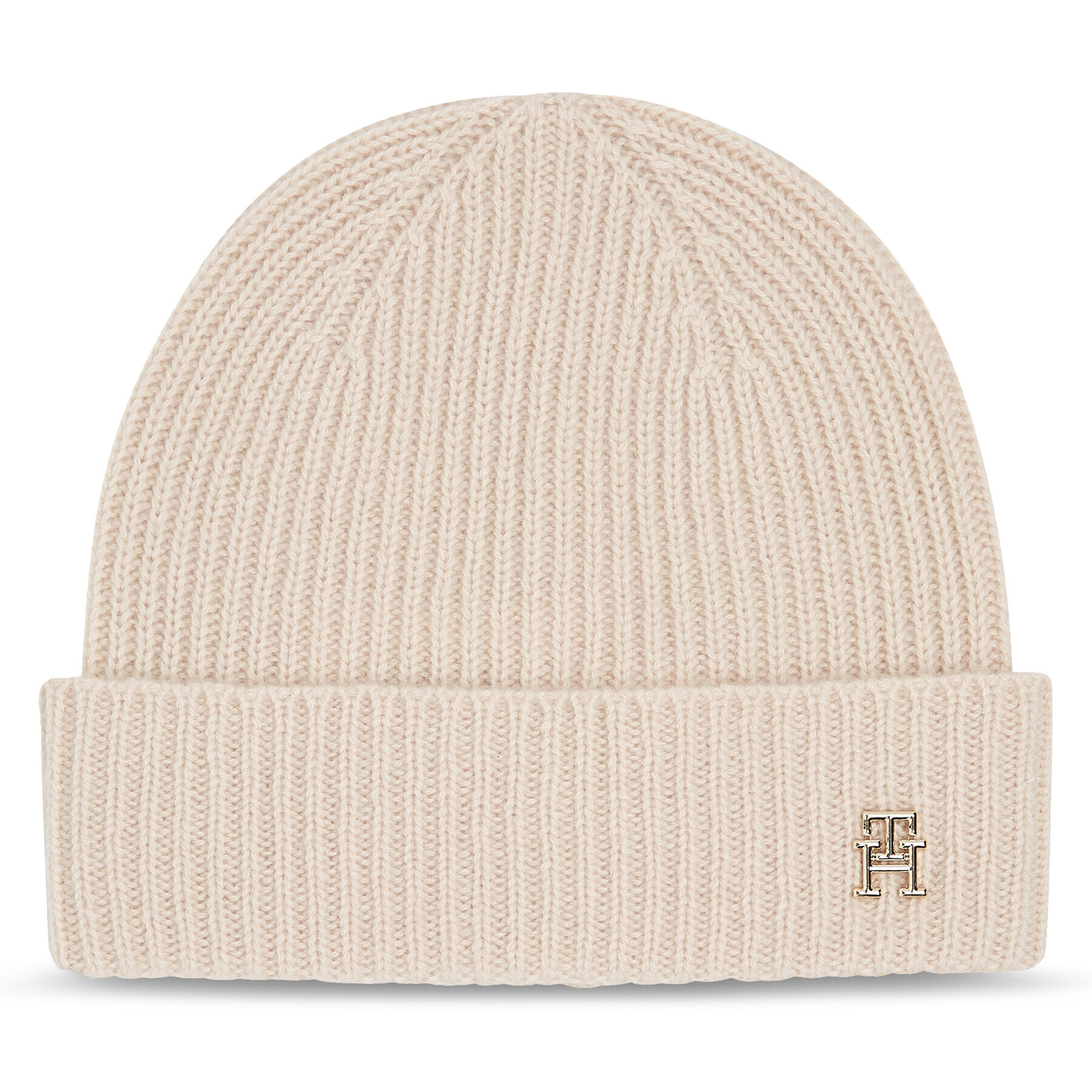 Tommy Hilfiger Шапка Cashmere Chic Beanie AW0AW15321 Бежов - Pepit.bg