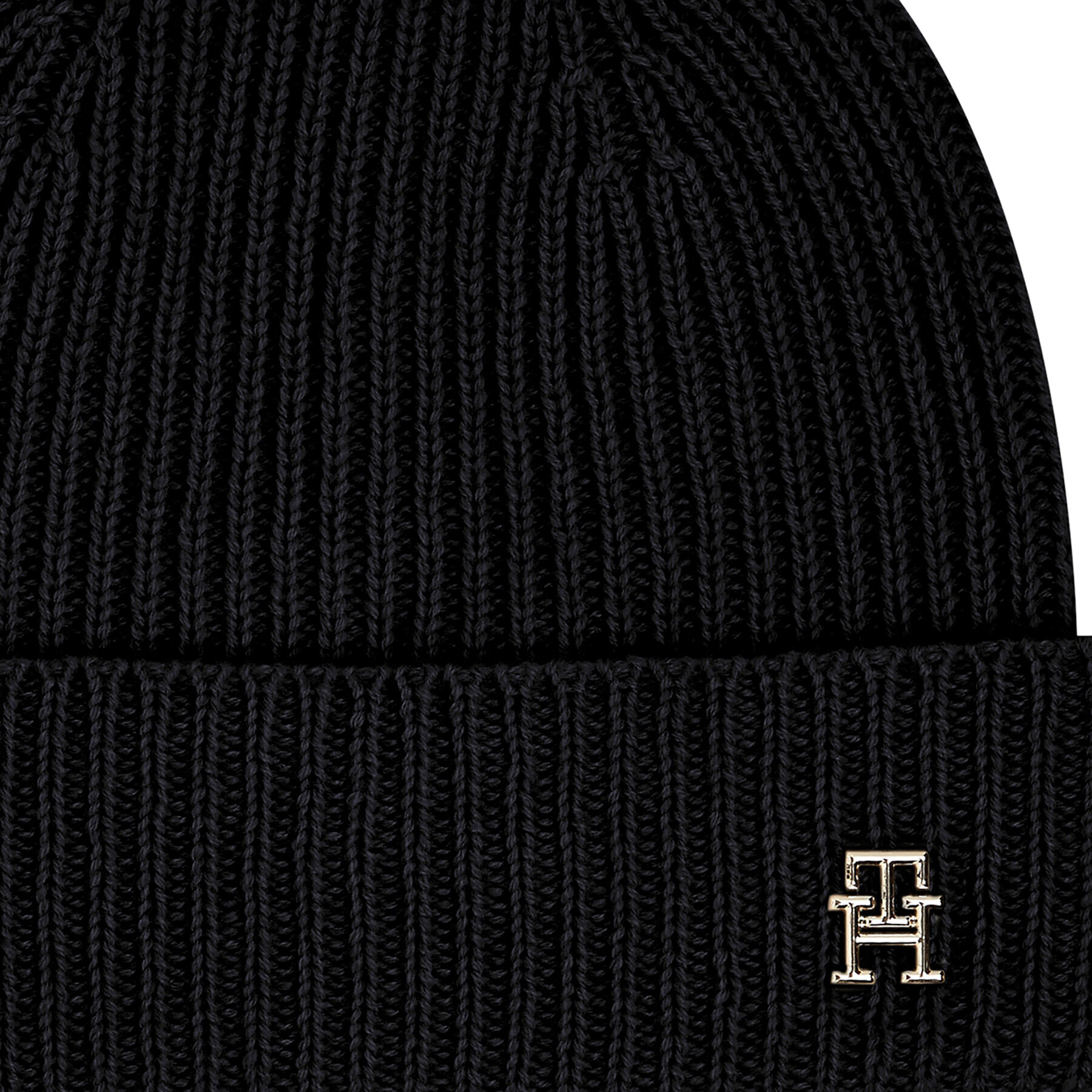 Tommy Hilfiger Шапка Cashmere Chic Beanie AW0AW15321 Черен - Pepit.bg