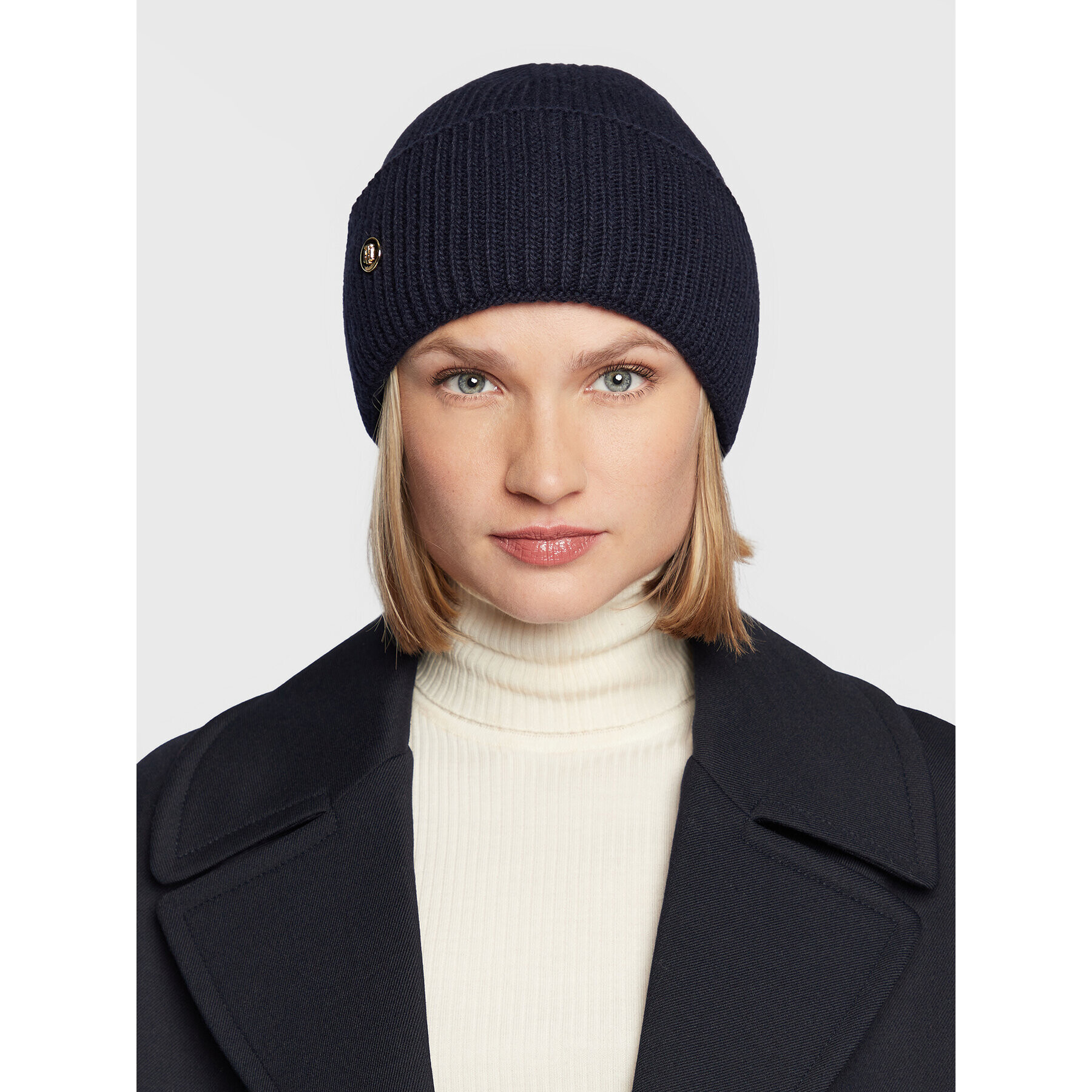 Tommy Hilfiger Шапка Elevated AW0AW13820 Тъмносин - Pepit.bg